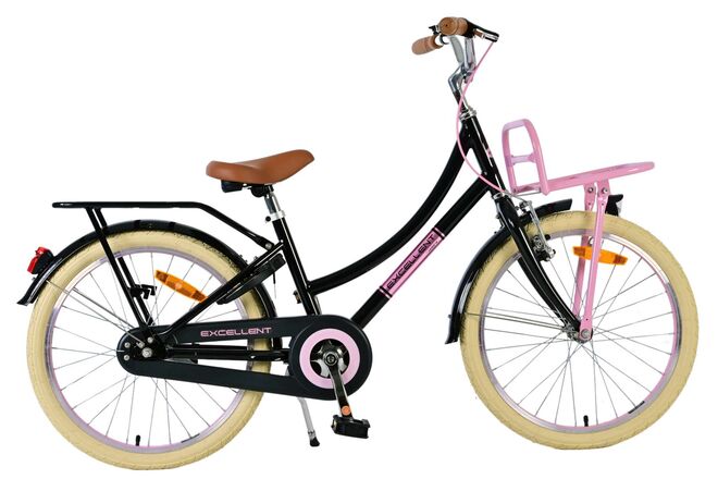 Volare Excellent Kinderfiets - Meisjes - 20 inch - Zwart 1 Volare Excellent Kinderfiets - Meisjes - 20 inch - Zwart