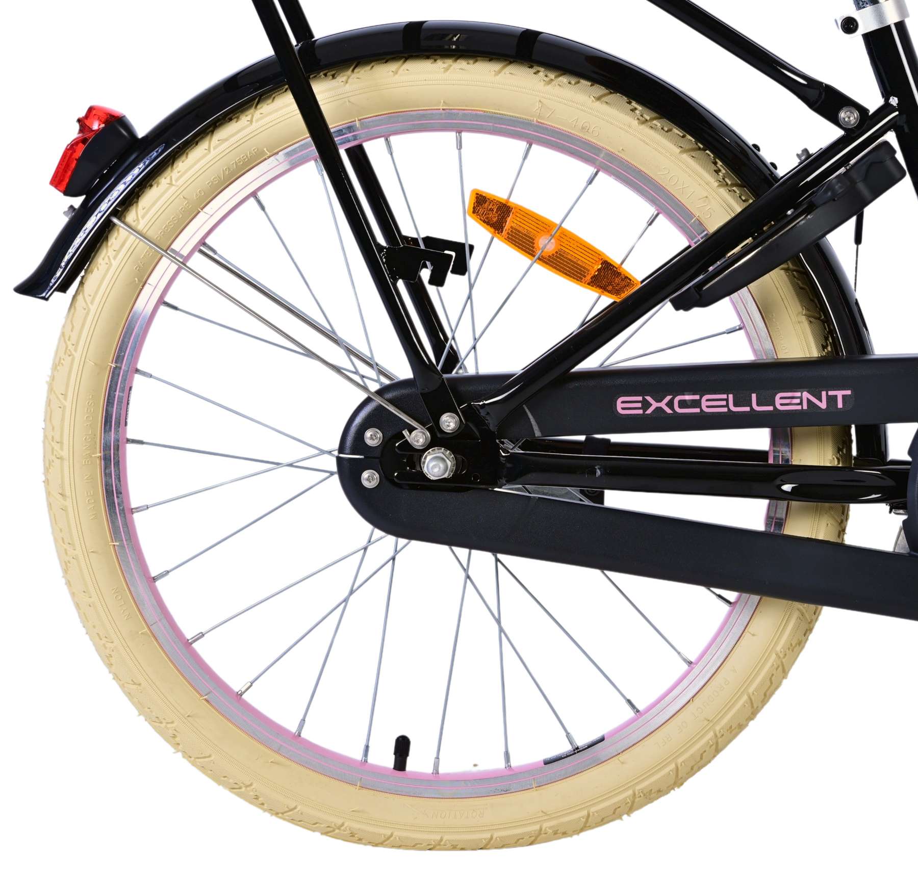 Volare Excellent Kinderfiets - Meisjes - 20 inch - Zwart 10 Volare Excellent Kinderfiets - Meisjes - 20 inch - Zwart - Afbeelding 10