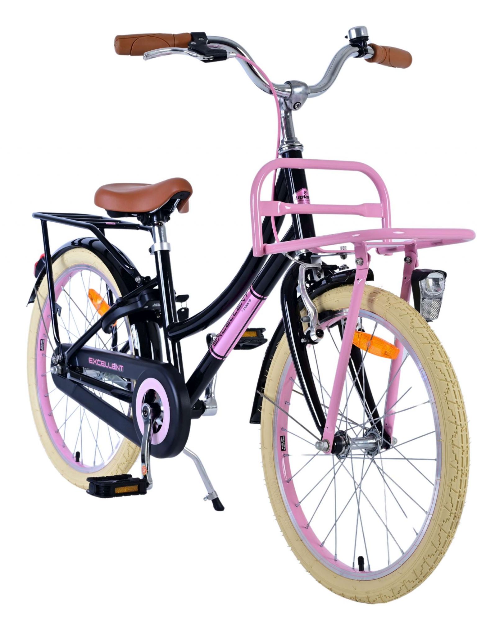Volare Excellent Kinderfiets - Meisjes - 20 inch - Zwart 7 Volare Excellent Kinderfiets - Meisjes - 20 inch - Zwart - Afbeelding 7
