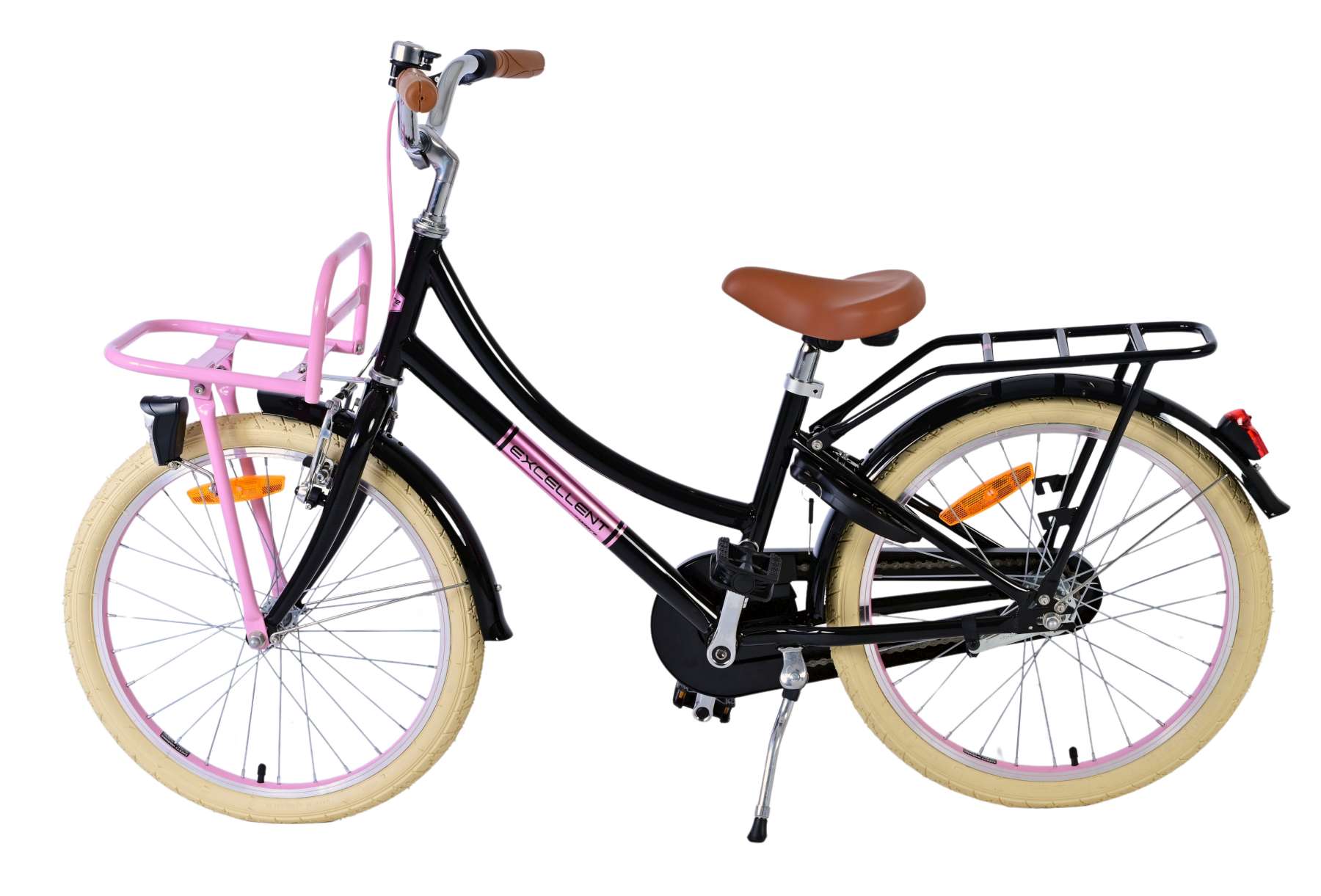 Volare Excellent Kinderfiets - Meisjes - 20 inch - Zwart 5 Volare Excellent Kinderfiets - Meisjes - 20 inch - Zwart - Afbeelding 5