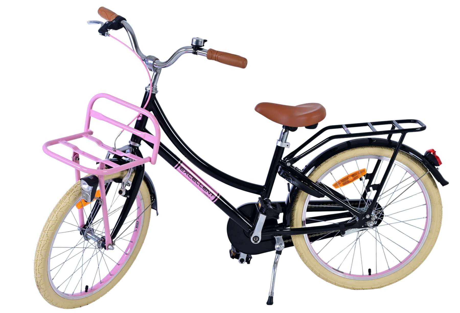 Volare Excellent Kinderfiets - Meisjes - 20 inch - Zwart 4 Volare Excellent Kinderfiets - Meisjes - 20 inch - Zwart - Afbeelding 4