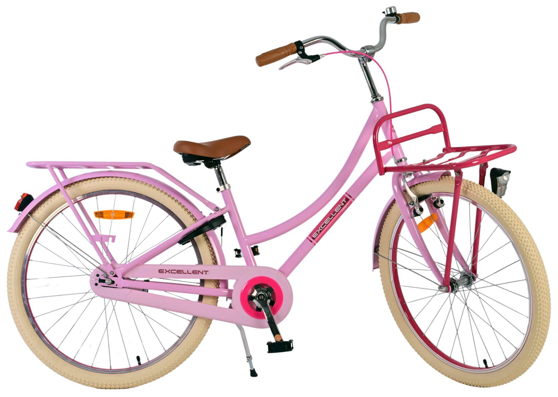Volare Excellent Kinderfiets - Meisjes - 24 inch - Roze 2 Volare Excellent Kinderfiets - Meisjes - 24 inch - Roze - Afbeelding 2