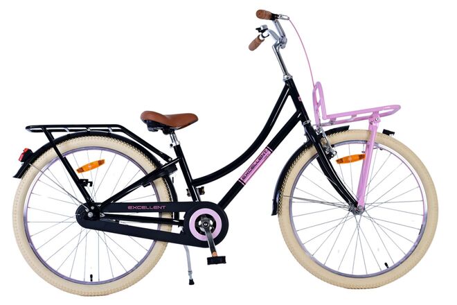 Volare Excellent Kinderfiets - Meisjes - 24 inch - Zwart 1 Volare Excellent Kinderfiets - Meisjes - 24 inch - Zwart