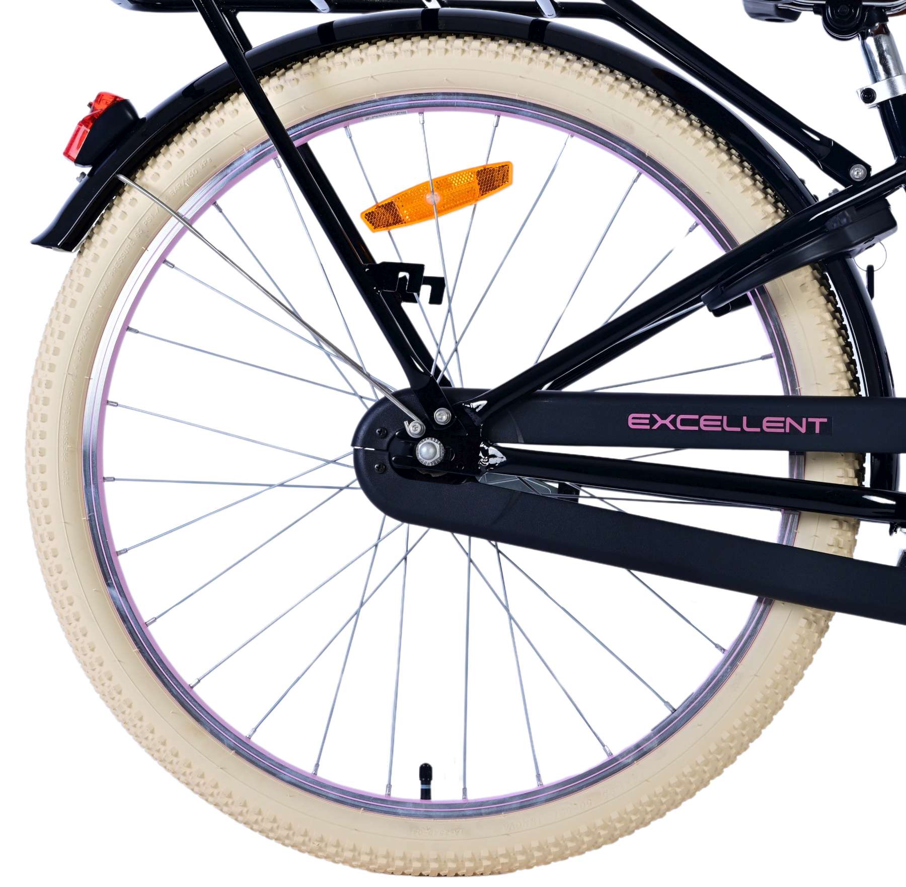 Volare Excellent Kinderfiets - Meisjes - 24 inch - Zwart 10 Volare Excellent Kinderfiets - Meisjes - 24 inch - Zwart - Afbeelding 10