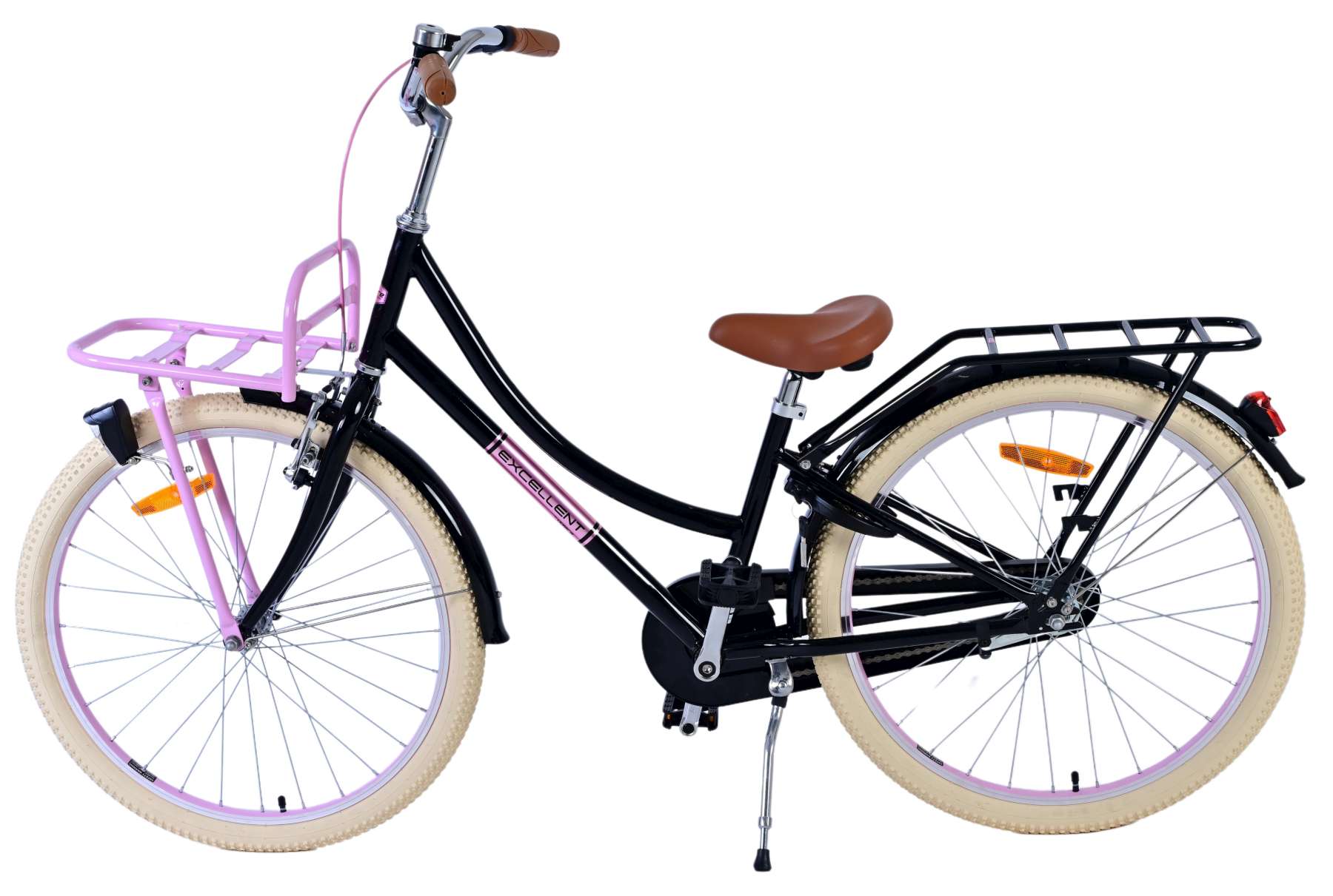 Volare Excellent Kinderfiets - Meisjes - 24 inch - Zwart 5 Volare Excellent Kinderfiets - Meisjes - 24 inch - Zwart - Afbeelding 5