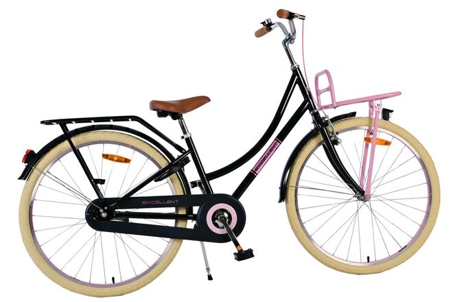 Volare Excellent Kinderfiets - Meisjes - 26 inch - Zwart 1 Volare Excellent Kinderfiets - Meisjes - 26 inch - Zwart