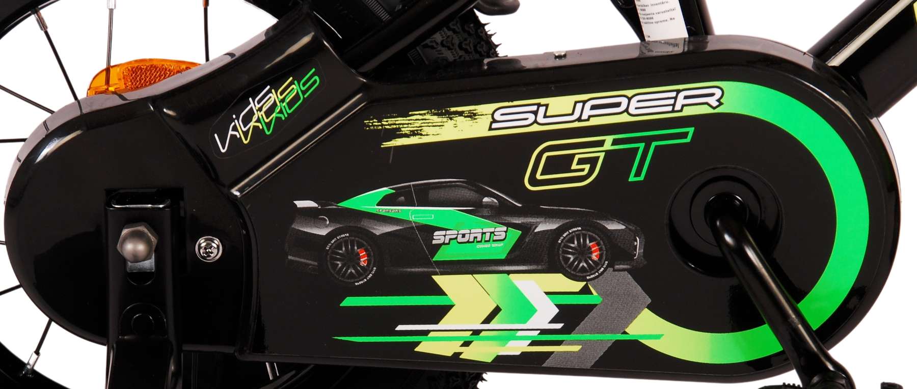 Volare Super GT Kinderfiets - Jongens - 12 inch - Groen 6 Volare Super GT Kinderfiets - Jongens - 12 inch - Groen - Afbeelding 6