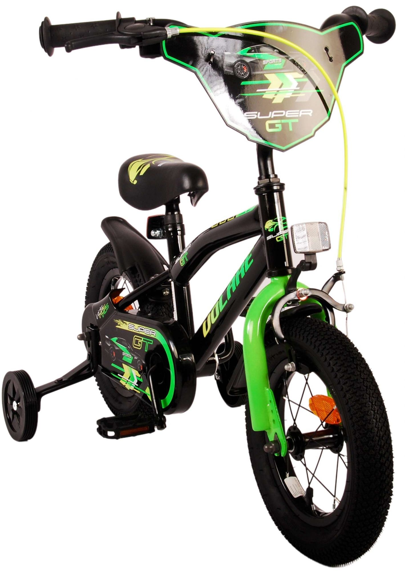 Volare Super GT Kinderfiets - Jongens - 12 inch - Groen 10 Volare Super GT Kinderfiets - Jongens - 12 inch - Groen - Afbeelding 10