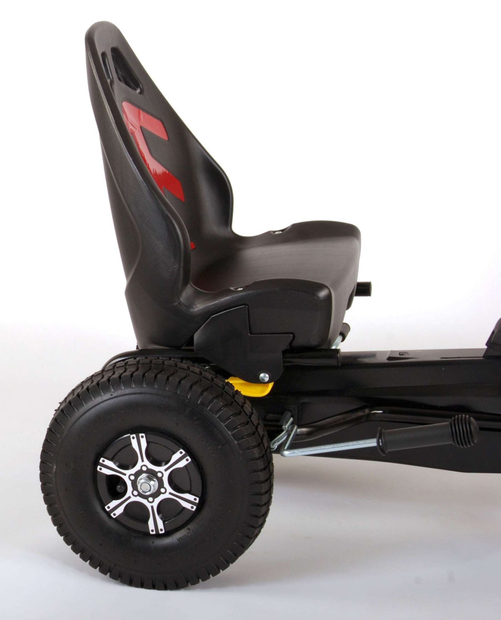 Volare Go Kart Racing Car - Jongens - Groot - Luchtbanden - Zwart 8 Volare Go Kart Racing Car - Jongens - Groot - Luchtbanden - Zwart - Afbeelding 8