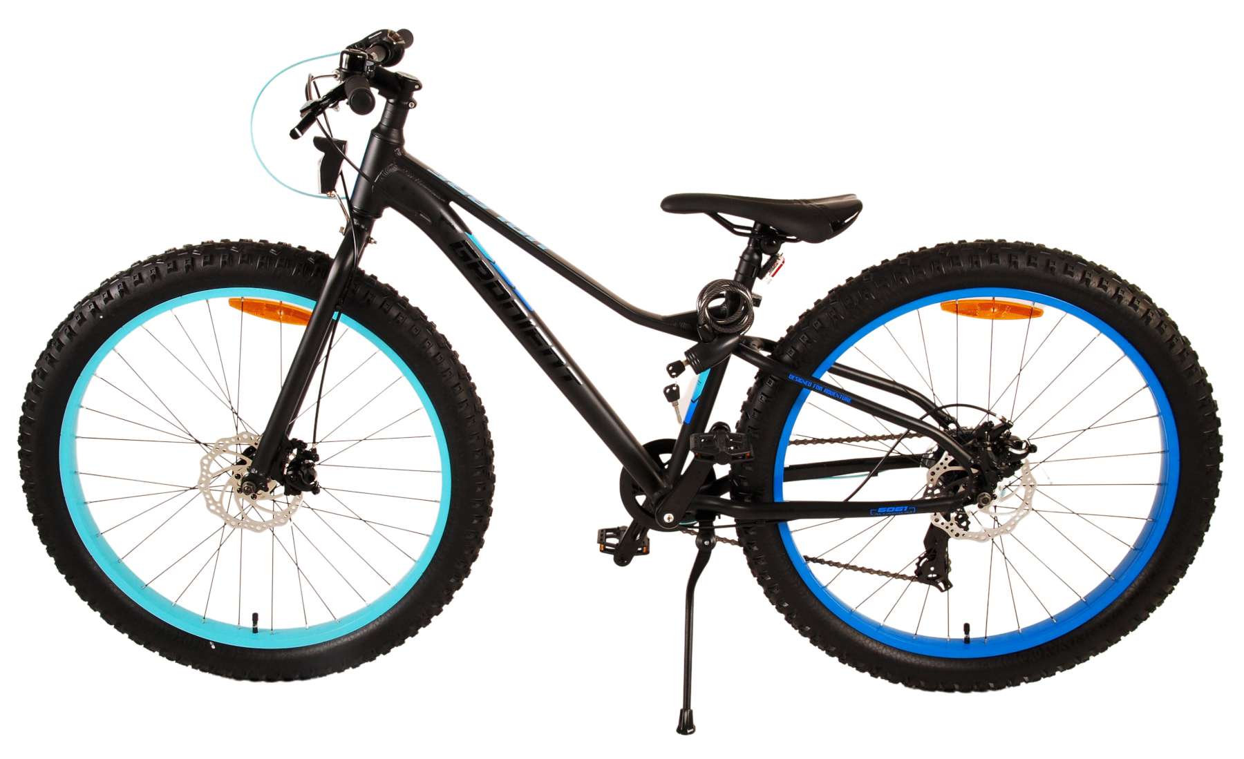 Volare Gradient Kinderfiets – Jongens – 26 inch – Zwart Blauw – 7 speed – Prime Collection 6 Volare Gradient Kinderfiets – Jongens – 26 inch – Zwart Blauw – 7 speed – Prime Collection - Afbeelding 6