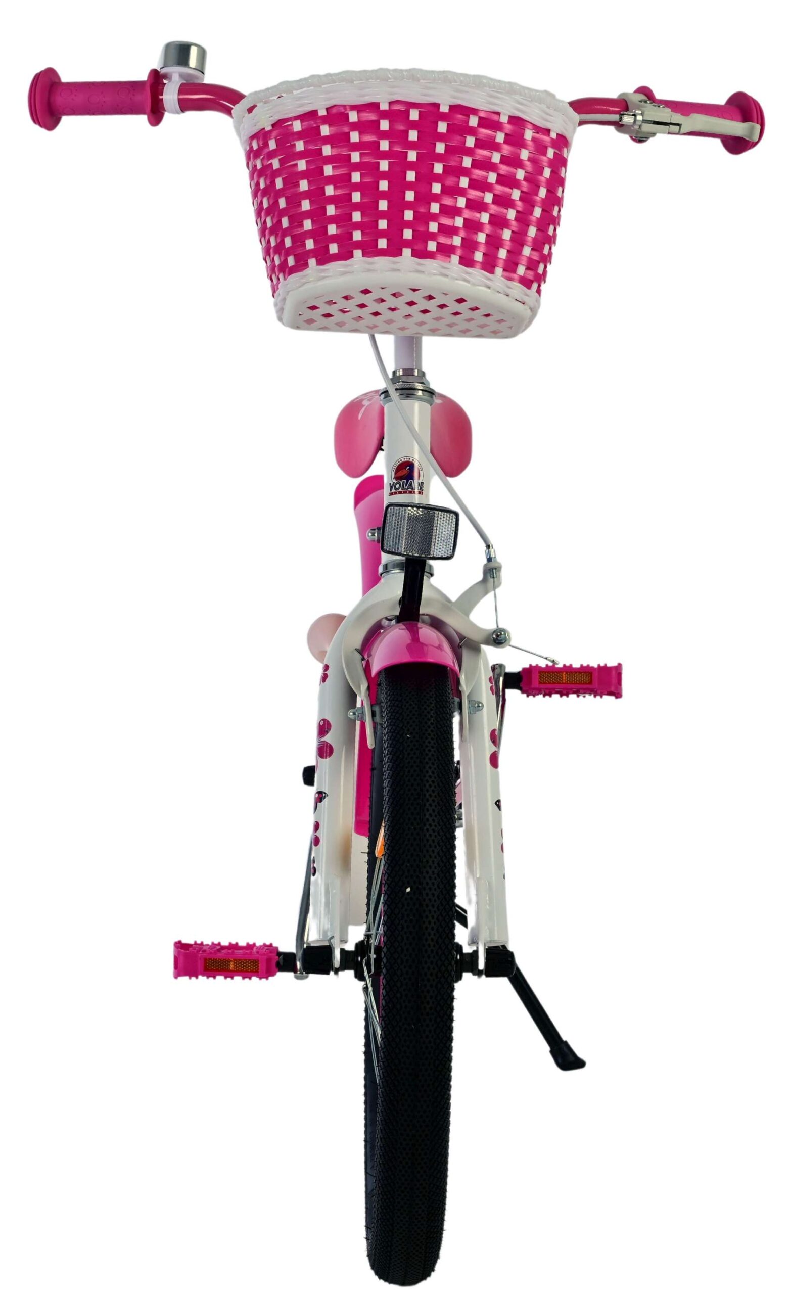 Volare Lovely Kinderfiets - Meisjes - 18 inch - Roze Wit 6 Volare Lovely Kinderfiets - Meisjes - 18 inch - Roze Wit - Afbeelding 6