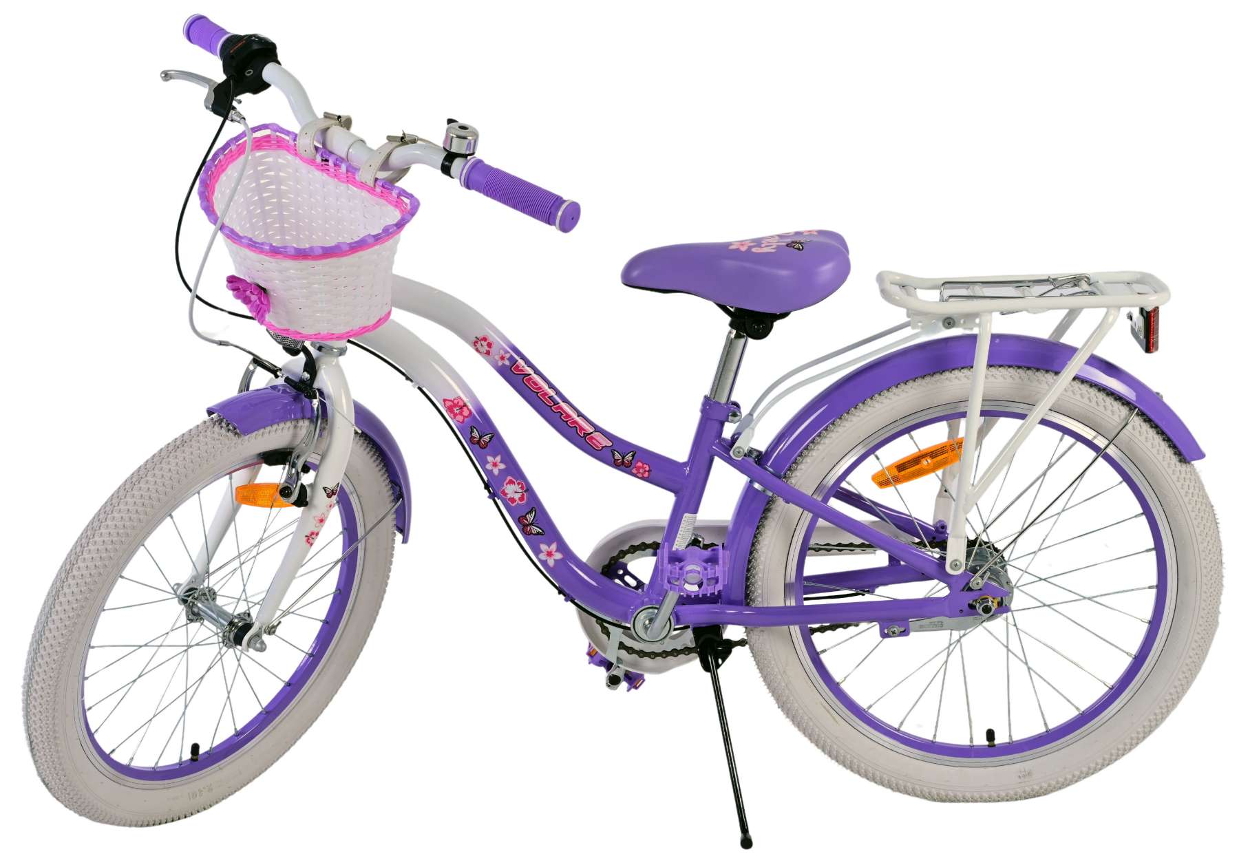Volare Lovely Kinderfiets - Meisjes - 20 inch - Paars - 3 versnellingen 11 Volare Lovely Kinderfiets - Meisjes - 20 inch - Paars - 3 versnellingen - Afbeelding 11