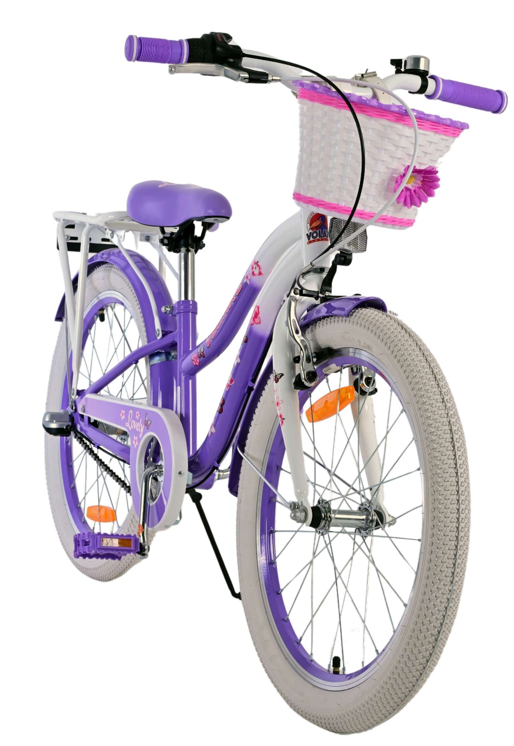 Volare Lovely Kinderfiets - Meisjes - 20 inch - Paars - 3 versnellingen 7 Volare Lovely Kinderfiets - Meisjes - 20 inch - Paars - 3 versnellingen - Afbeelding 7