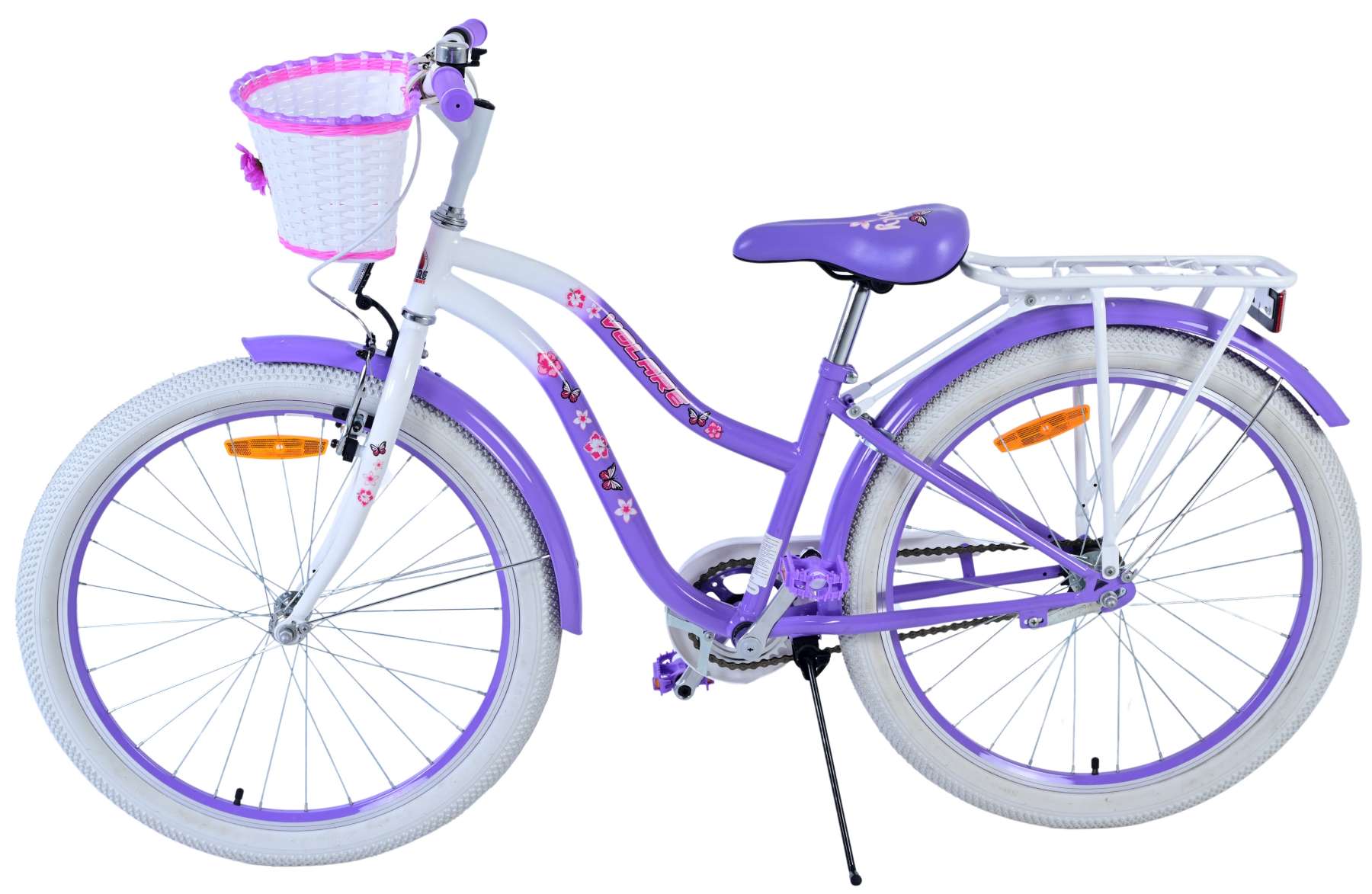 Volare Lovely Kinderfiets - Meisjes - 24 inch - Paars 5 Volare Lovely Kinderfiets - Meisjes - 24 inch - Paars - Afbeelding 5