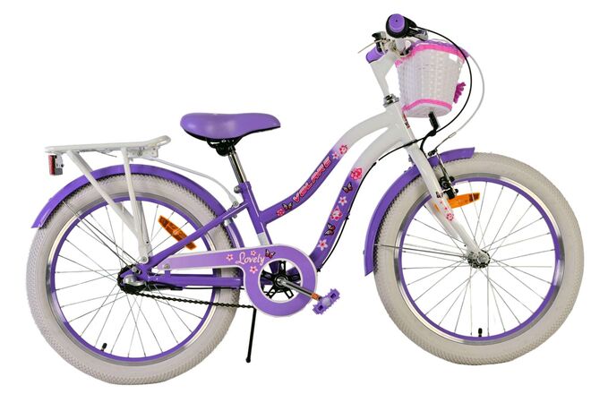 Volare Lovely Kinderfiets - Meisjes - 20 inch - Paars - 3 versnellingen 1 Volare Lovely Kinderfiets - Meisjes - 20 inch - Paars - 3 versnellingen