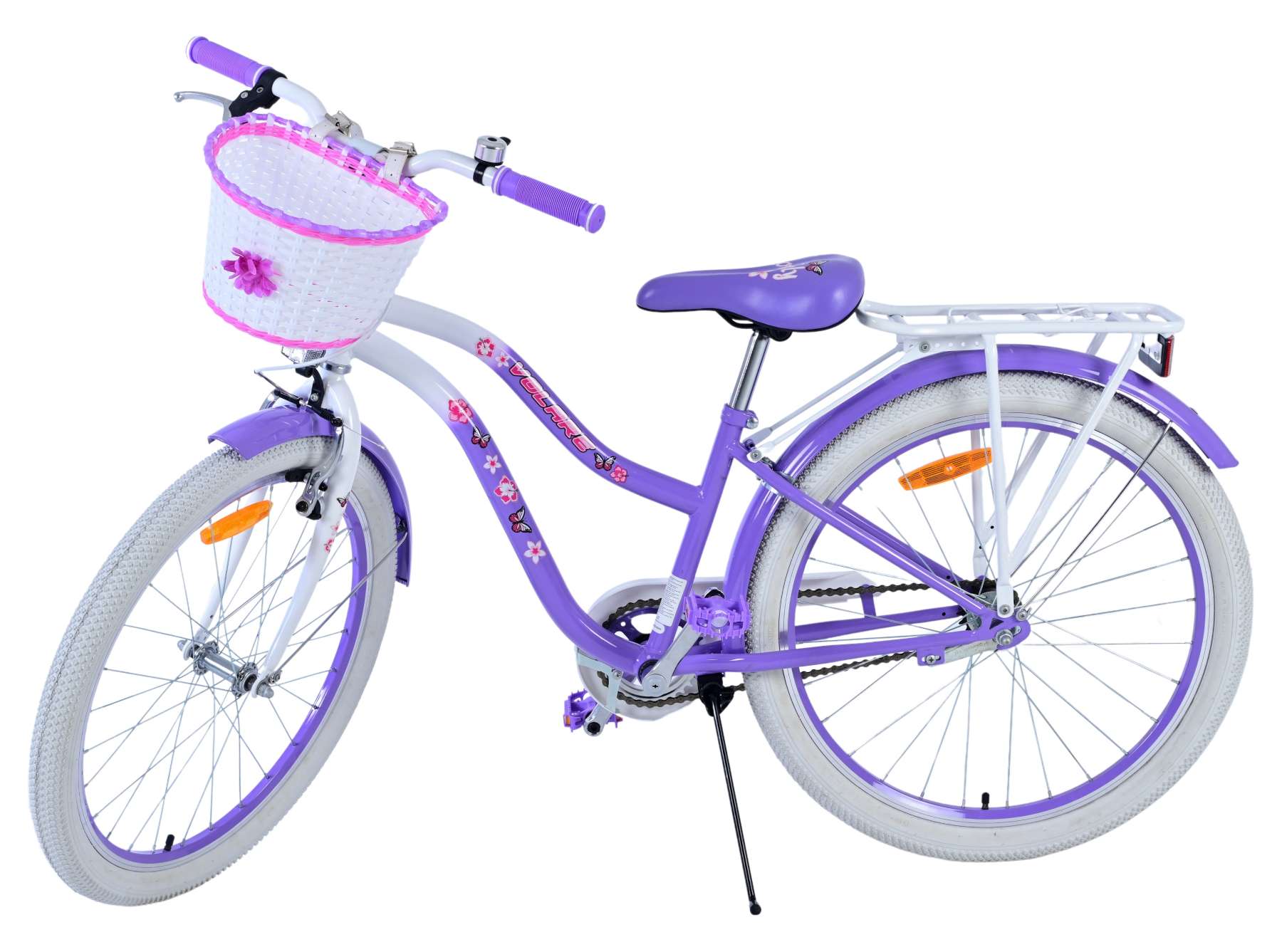 Volare Lovely Kinderfiets - Meisjes - 24 inch - Paars 4 Volare Lovely Kinderfiets - Meisjes - 24 inch - Paars - Afbeelding 4
