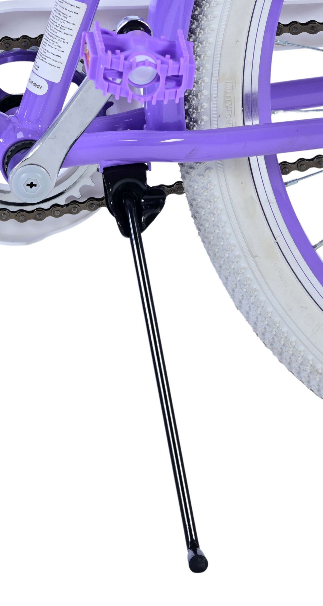 Volare Lovely Kinderfiets - Meisjes - 24 inch - Paars 3 Volare Lovely Kinderfiets - Meisjes - 24 inch - Paars - Afbeelding 3