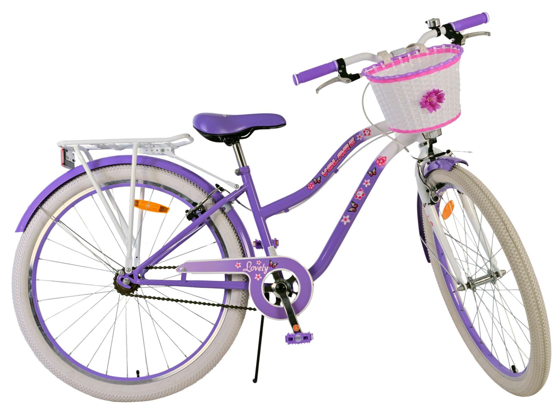Volare Lovely Kinderfiets - Meisjes - 26 inch - Paars - Twee handremmen 10 Volare Lovely Kinderfiets - Meisjes - 26 inch - Paars - Twee handremmen - Afbeelding 10