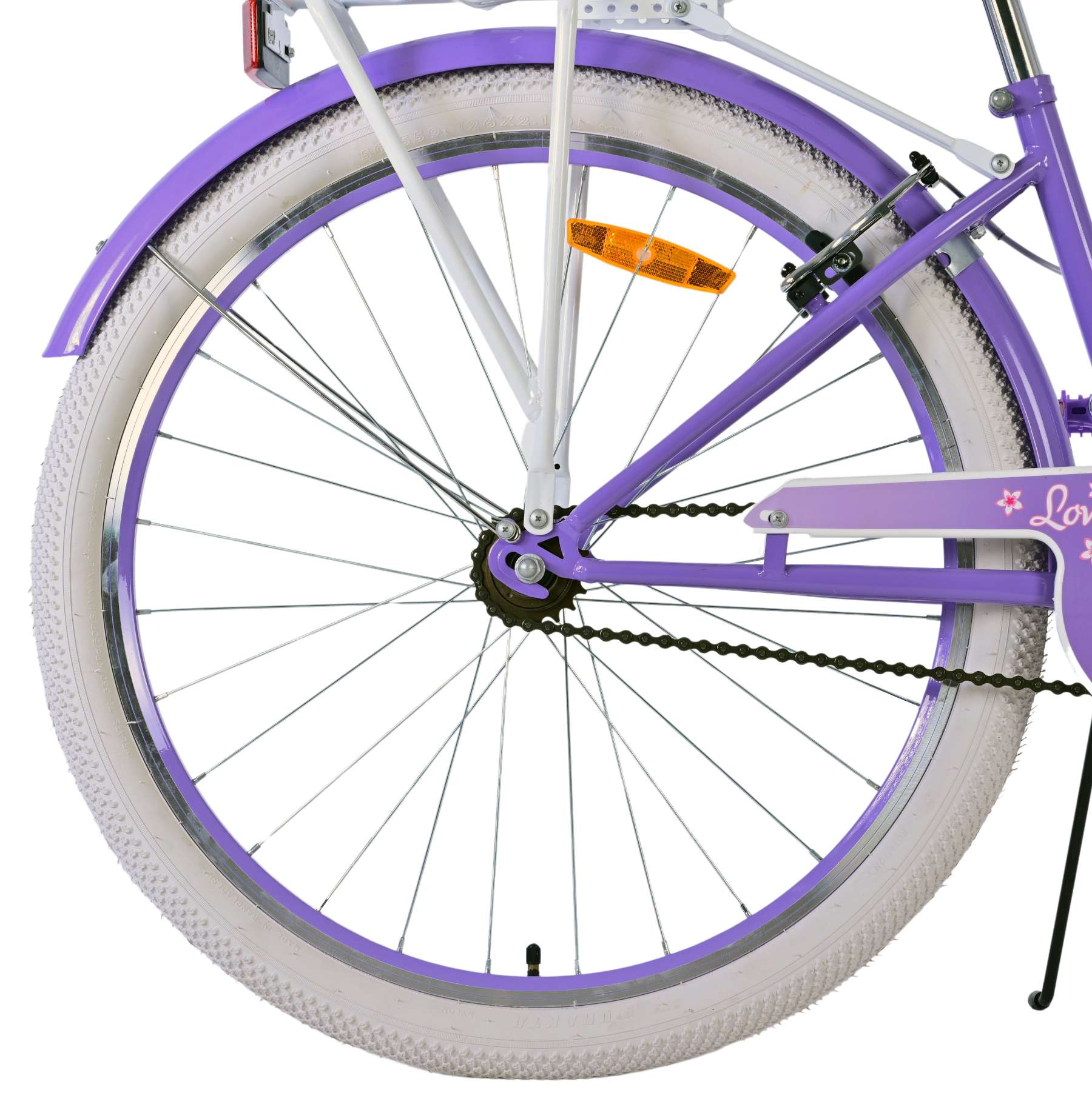 Volare Lovely Kinderfiets - Meisjes - 26 inch - Paars - Twee handremmen 2 Volare Lovely Kinderfiets - Meisjes - 26 inch - Paars - Twee handremmen - Afbeelding 2