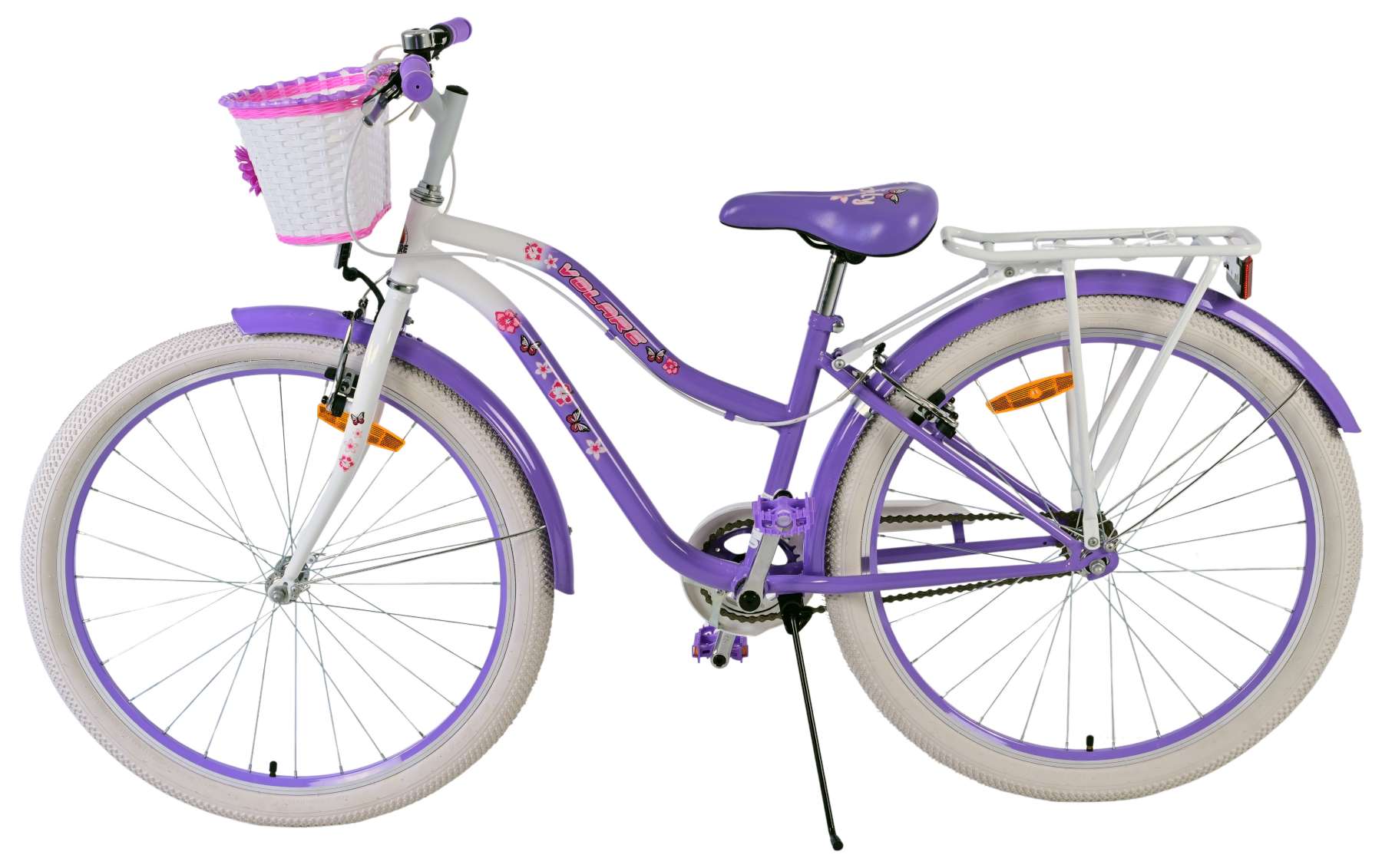 Volare Lovely Kinderfiets - Meisjes - 26 inch - Paars - Twee handremmen 7 Volare Lovely Kinderfiets - Meisjes - 26 inch - Paars - Twee handremmen - Afbeelding 7