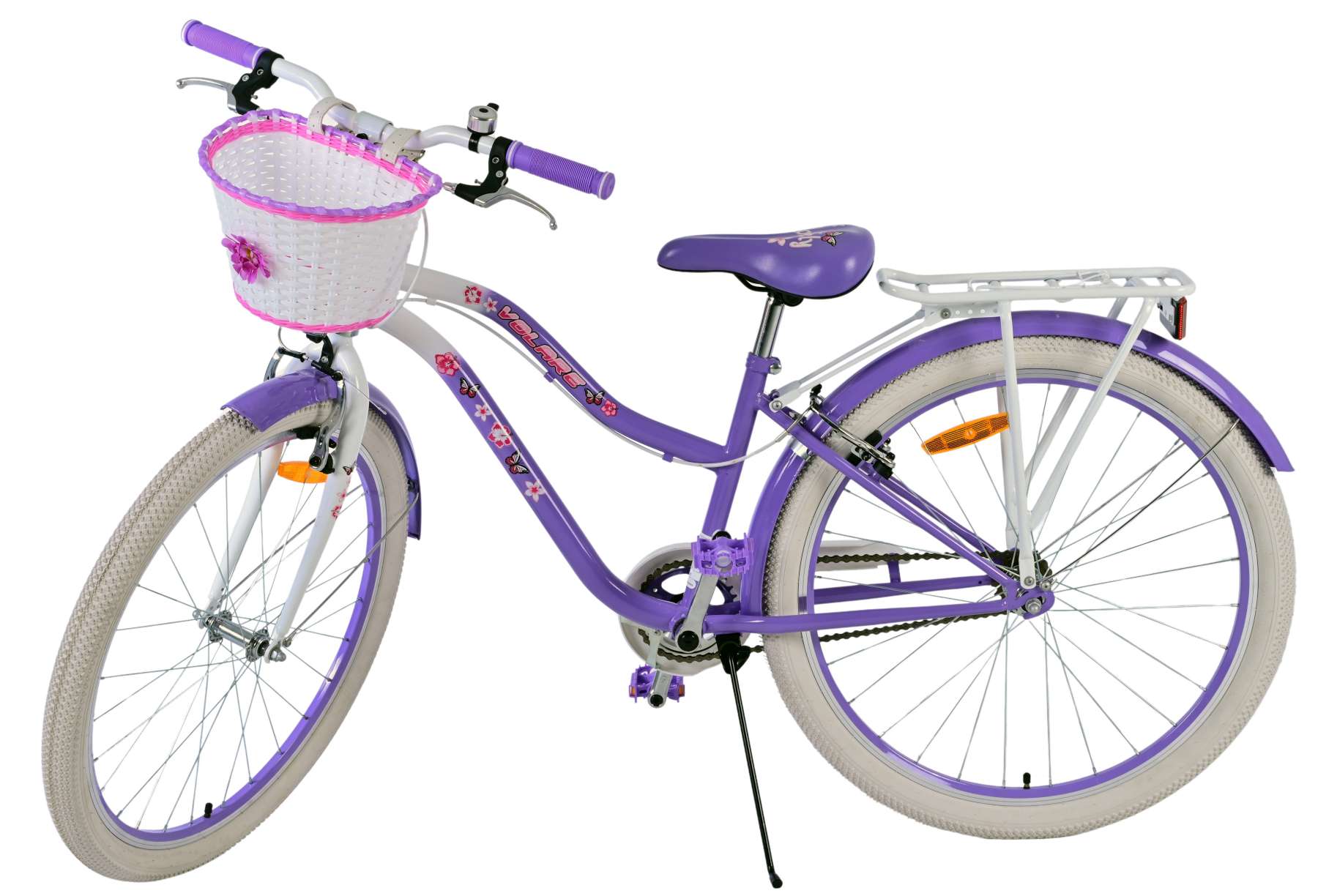 Volare Lovely Kinderfiets - Meisjes - 26 inch - Paars - Twee handremmen 8 Volare Lovely Kinderfiets - Meisjes - 26 inch - Paars - Twee handremmen - Afbeelding 8