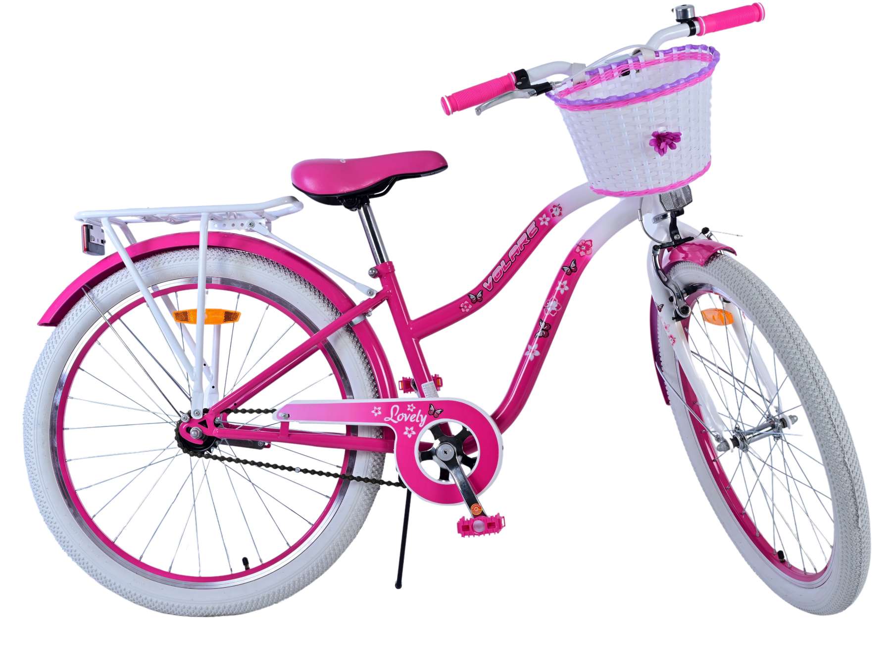 Volare Lovely Kinderfiets - Meisjes - 24 inch - Roze 10 Volare Lovely Kinderfiets - Meisjes - 24 inch - Roze - Afbeelding 10