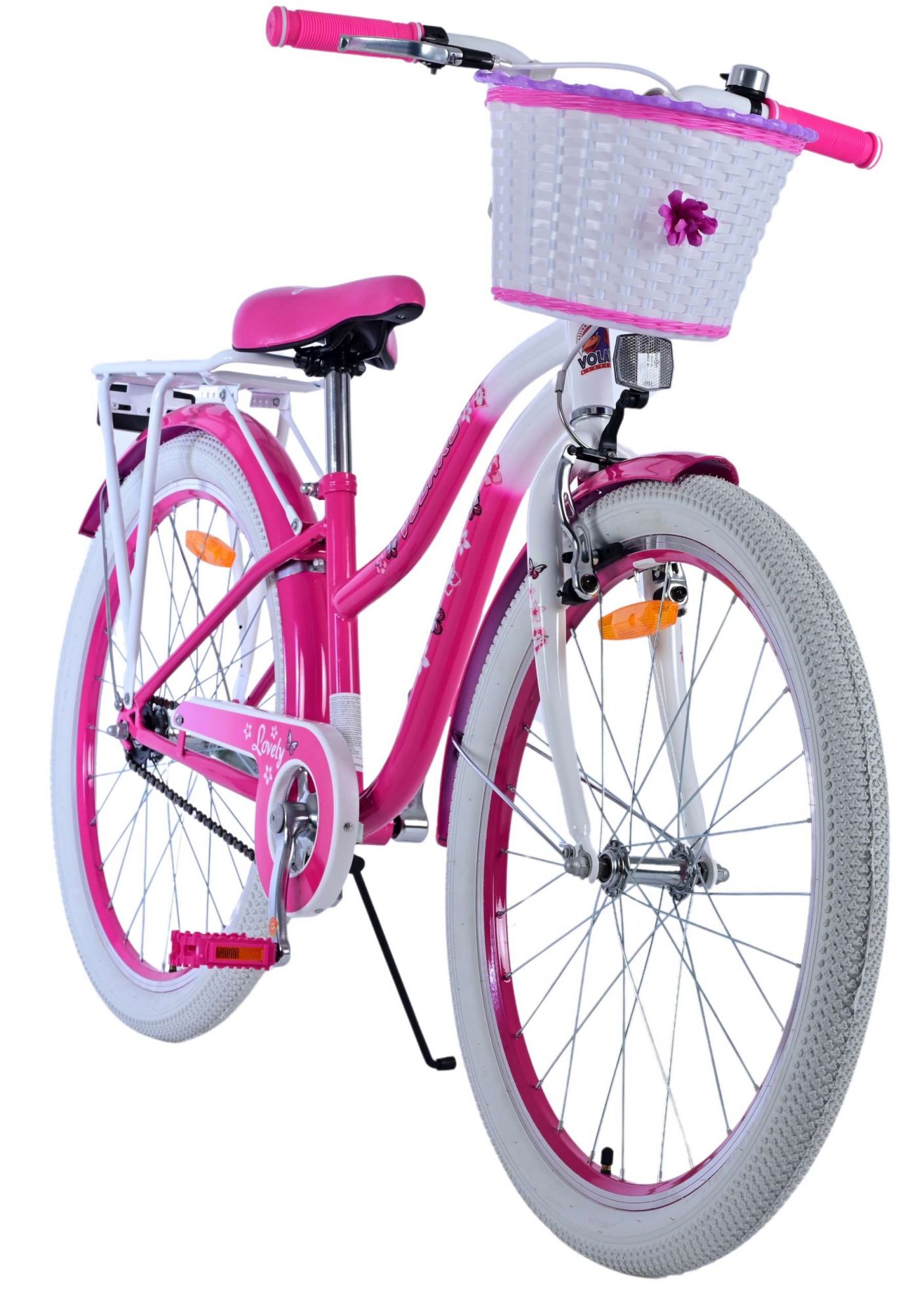 Volare Lovely Kinderfiets - Meisjes - 24 inch - Roze 6 Volare Lovely Kinderfiets - Meisjes - 24 inch - Roze - Afbeelding 6