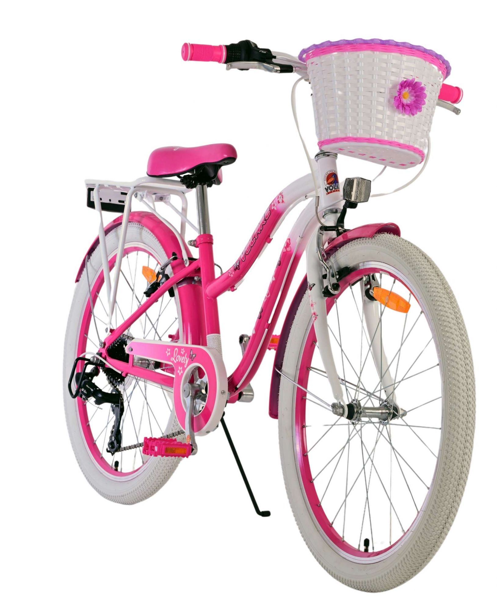Volare Lovely Kinderfiets - Meisjes - 24 inch - Roze - 7 Versnellingen 7 Volare Lovely Kinderfiets - Meisjes - 24 inch - Roze - 7 Versnellingen - Afbeelding 7