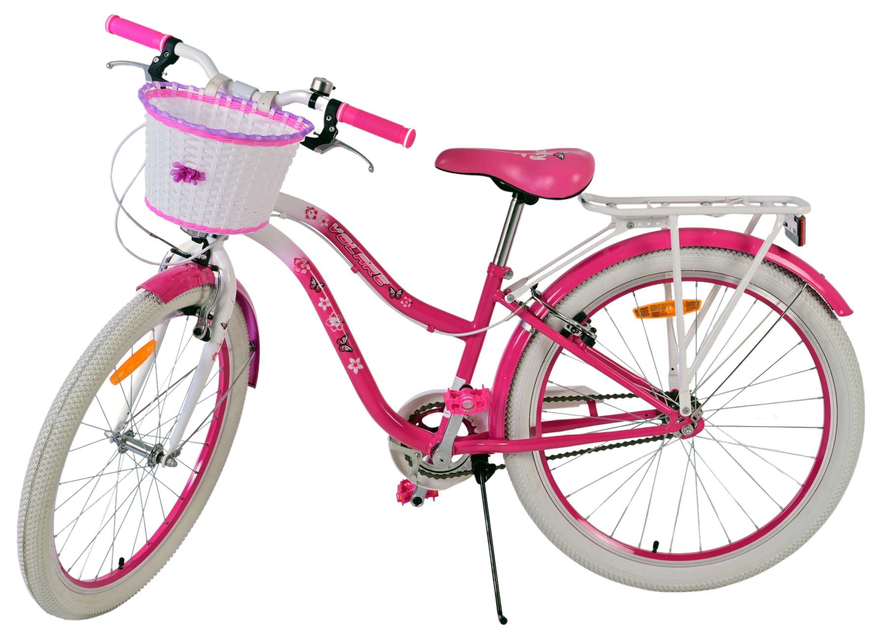 Volare Lovely Kinderfiets - Meisjes - 24 inch - Roze - Twee handremmen 9 Volare Lovely Kinderfiets - Meisjes - 24 inch - Roze - Twee handremmen - Afbeelding 9