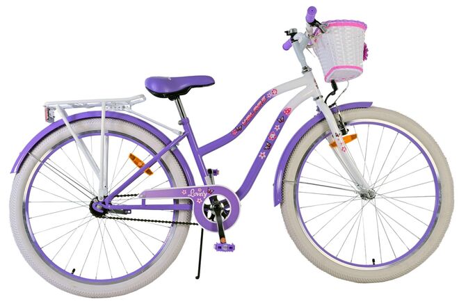 Volare Lovely Kinderfiets - Meisjes - 26 inch - Paars 1 Volare Lovely Kinderfiets - Meisjes - 26 inch - Paars