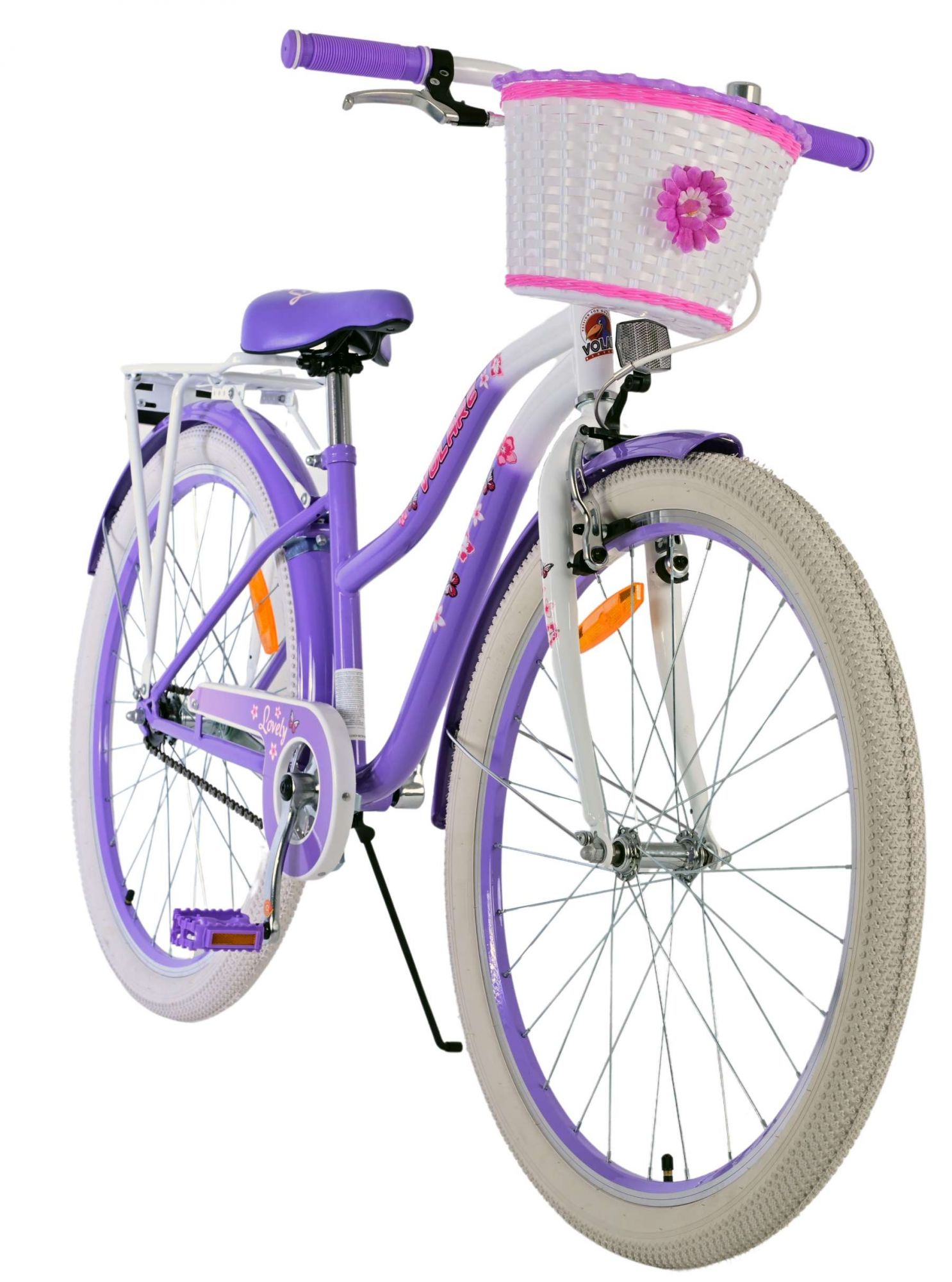 Volare Lovely Kinderfiets - Meisjes - 26 inch - Paars 7 Volare Lovely Kinderfiets - Meisjes - 26 inch - Paars - Afbeelding 7