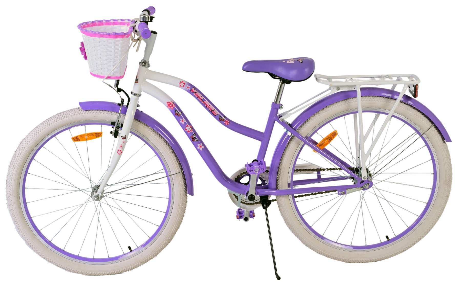 Volare Lovely Kinderfiets - Meisjes - 26 inch - Paars 5 Volare Lovely Kinderfiets - Meisjes - 26 inch - Paars - Afbeelding 5
