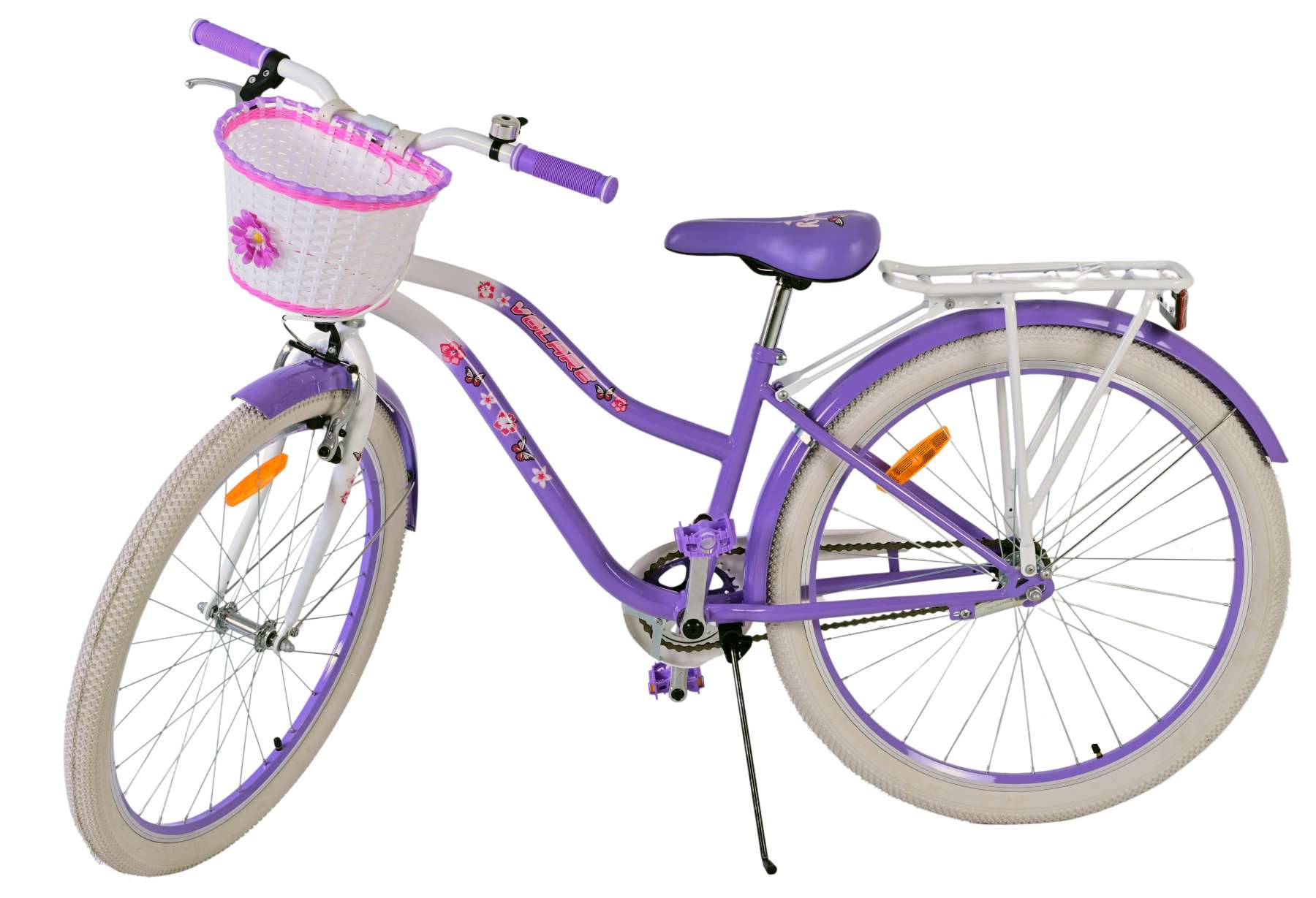 Volare Lovely Kinderfiets - Meisjes - 26 inch - Paars 4 Volare Lovely Kinderfiets - Meisjes - 26 inch - Paars - Afbeelding 4