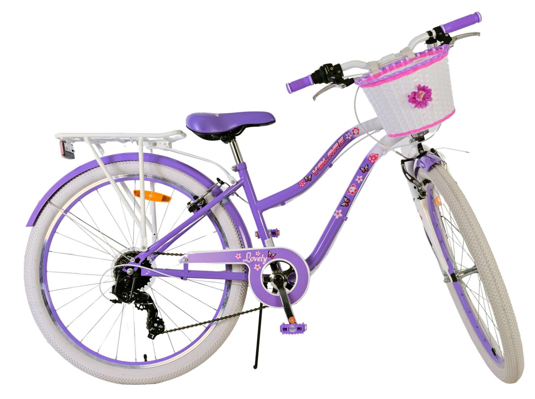 Volare Lovely Kinderfiets - Meisjes - 26 inch - Paars - 7 speed 11 Volare Lovely Kinderfiets - Meisjes - 26 inch - Paars - 7 speed - Afbeelding 11