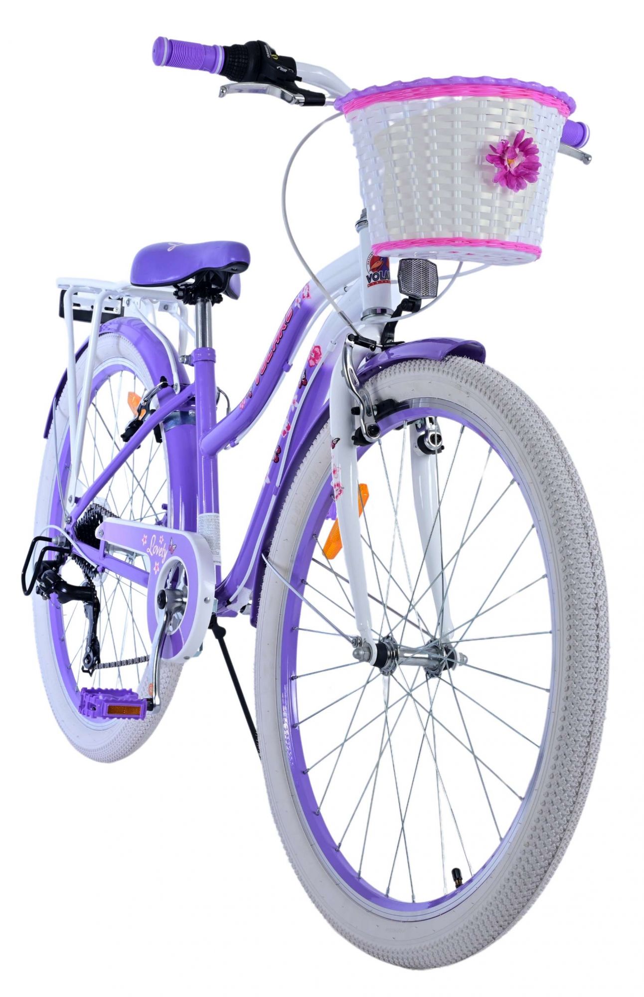 Volare Lovely Kinderfiets - Meisjes - 26 inch - Paars - 7 speed 6 Volare Lovely Kinderfiets - Meisjes - 26 inch - Paars - 7 speed - Afbeelding 6