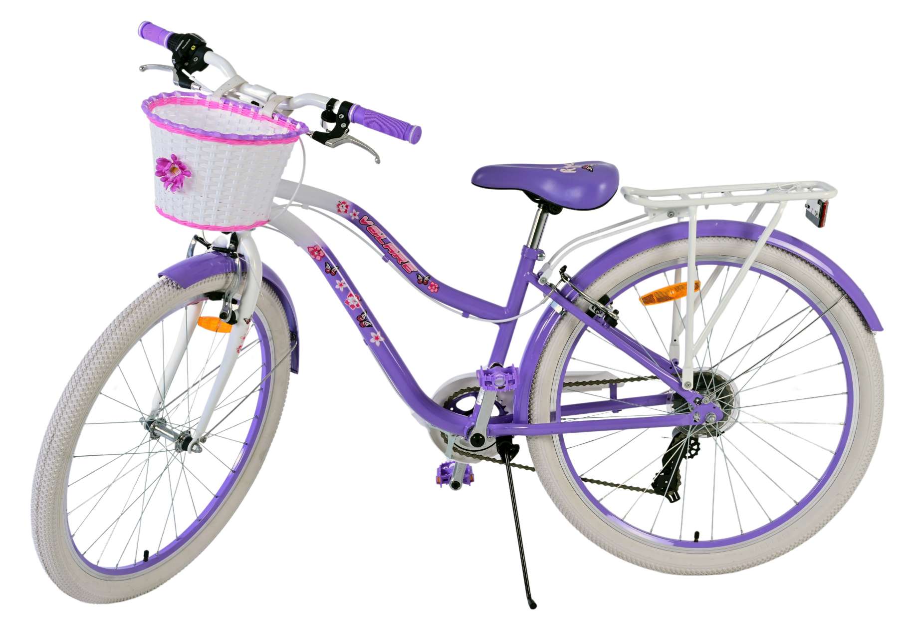 Volare Lovely Kinderfiets - Meisjes - 26 inch - Paars - 7 speed 9 Volare Lovely Kinderfiets - Meisjes - 26 inch - Paars - 7 speed - Afbeelding 9