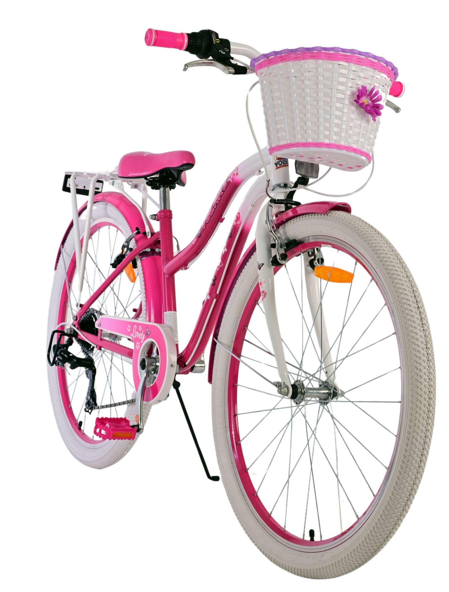 Volare Lovely Kinderfiets - Meisjes - 26 inch - Roze - 7 speed 7 Volare Lovely Kinderfiets - Meisjes - 26 inch - Roze - 7 speed - Afbeelding 7