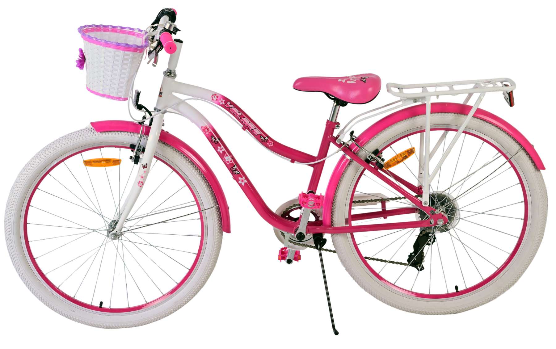 Volare Lovely Kinderfiets - Meisjes - 26 inch - Roze - 7 speed 5 Volare Lovely Kinderfiets - Meisjes - 26 inch - Roze - 7 speed - Afbeelding 5