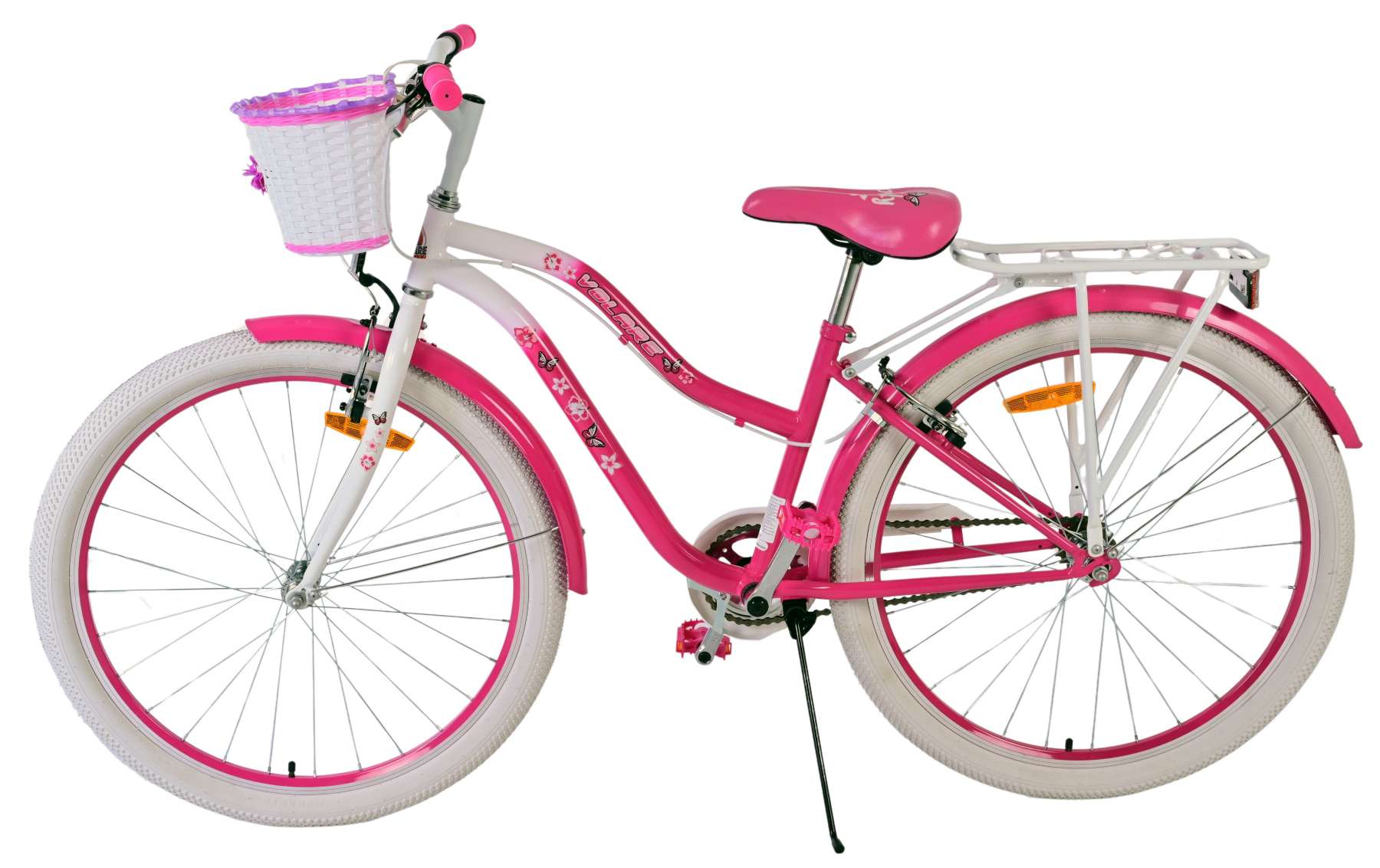 Volare Lovely Kinderfiets - Meisjes - 26 inch - Roze - Twee handremmen 7 Volare Lovely Kinderfiets - Meisjes - 26 inch - Roze - Twee handremmen - Afbeelding 7