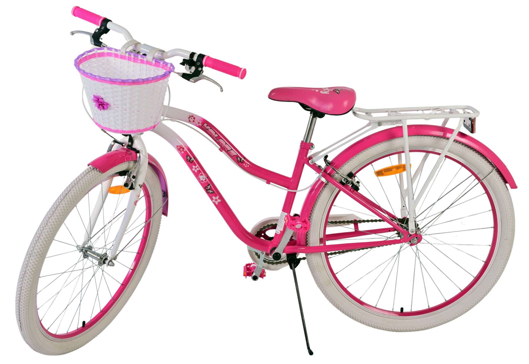 Volare Lovely Kinderfiets - Meisjes - 26 inch - Roze - Twee handremmen 8 Volare Lovely Kinderfiets - Meisjes - 26 inch - Roze - Twee handremmen - Afbeelding 8