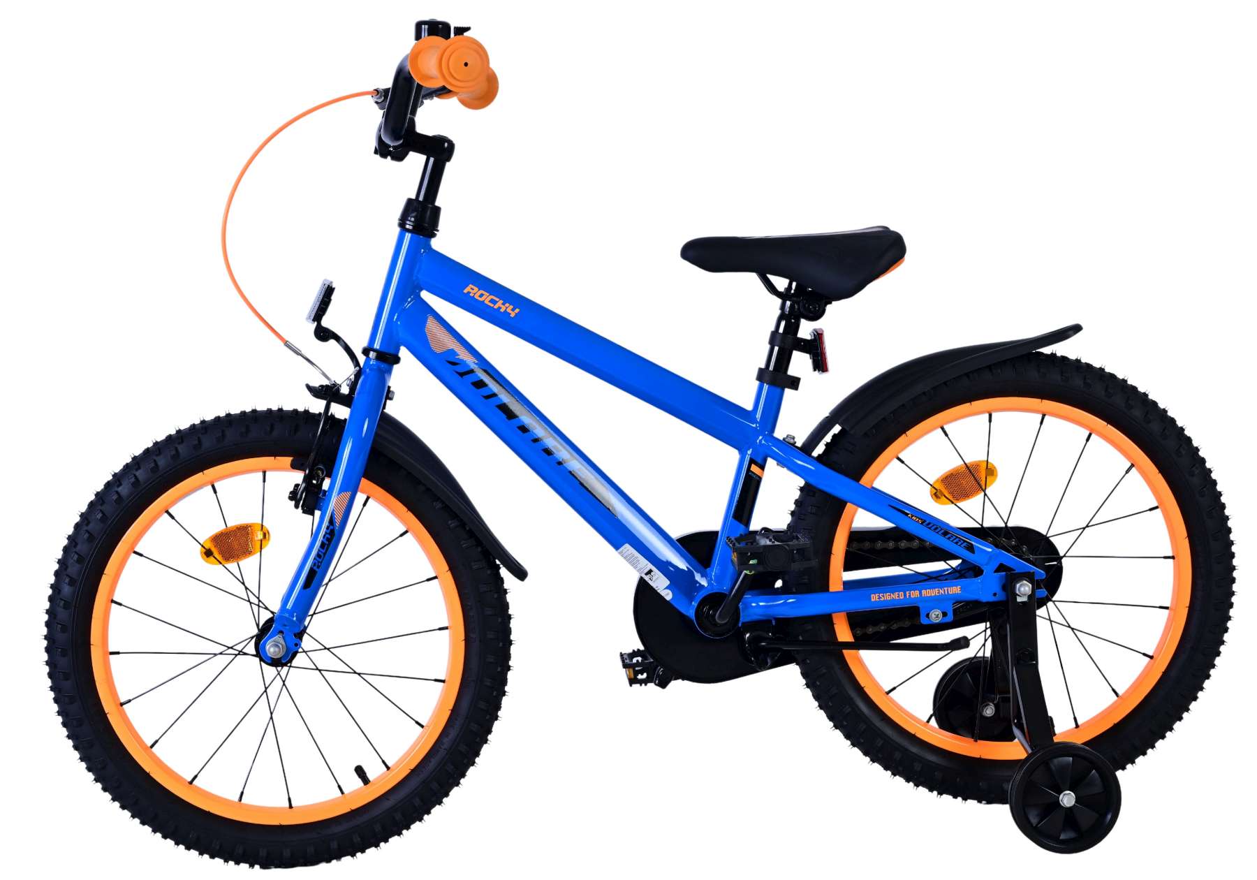 Volare Rocky Kinderfiets - Jongens - 18 inch - Blauw 7 Volare Rocky Kinderfiets - Jongens - 18 inch - Blauw - Afbeelding 7