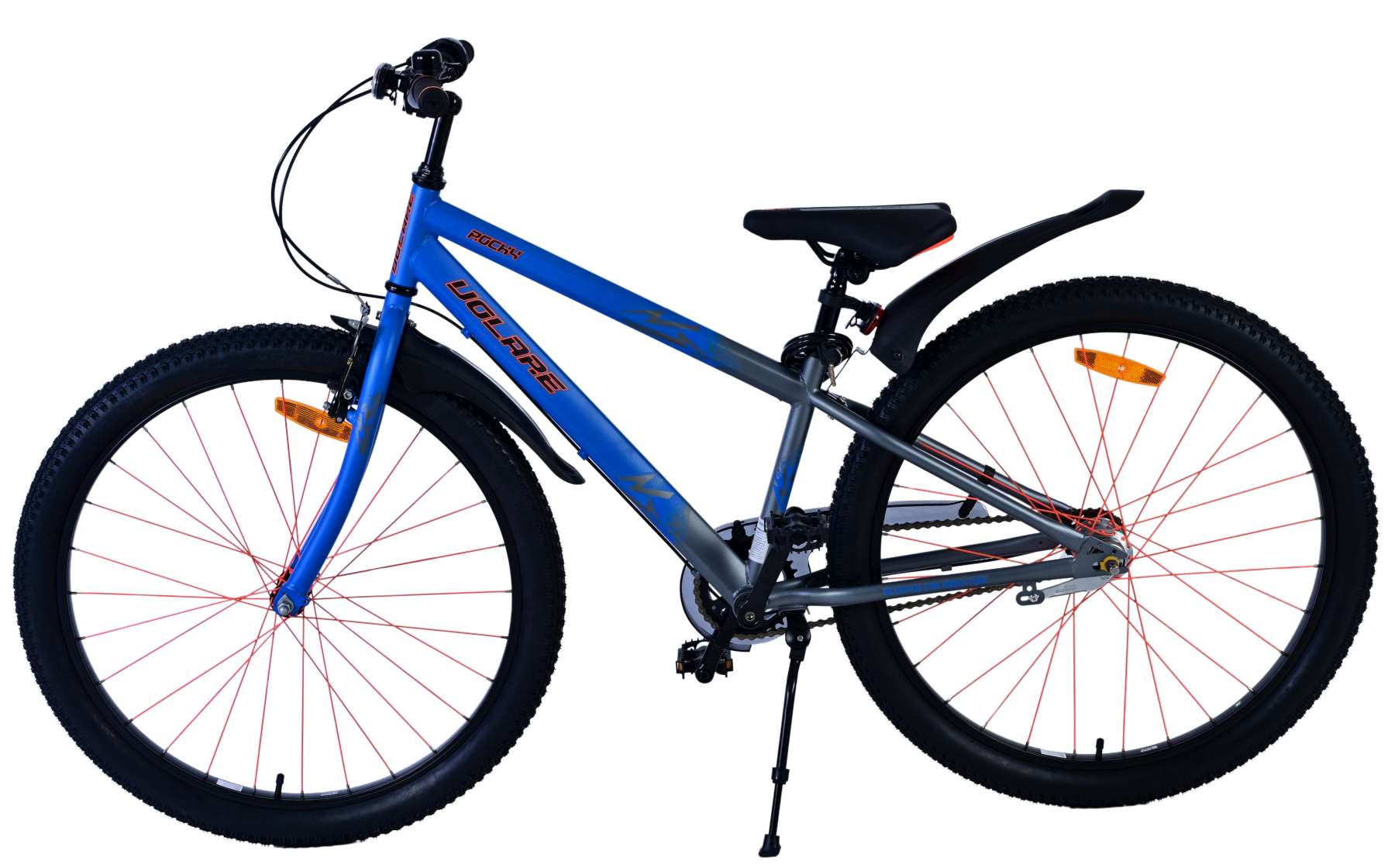 Volare Rocky Kinderfiets - 26 inch - Blauw - Shimano Nexus 3 versnellingen 8 Volare Rocky Kinderfiets - 26 inch - Blauw - Shimano Nexus 3 versnellingen - Afbeelding 8