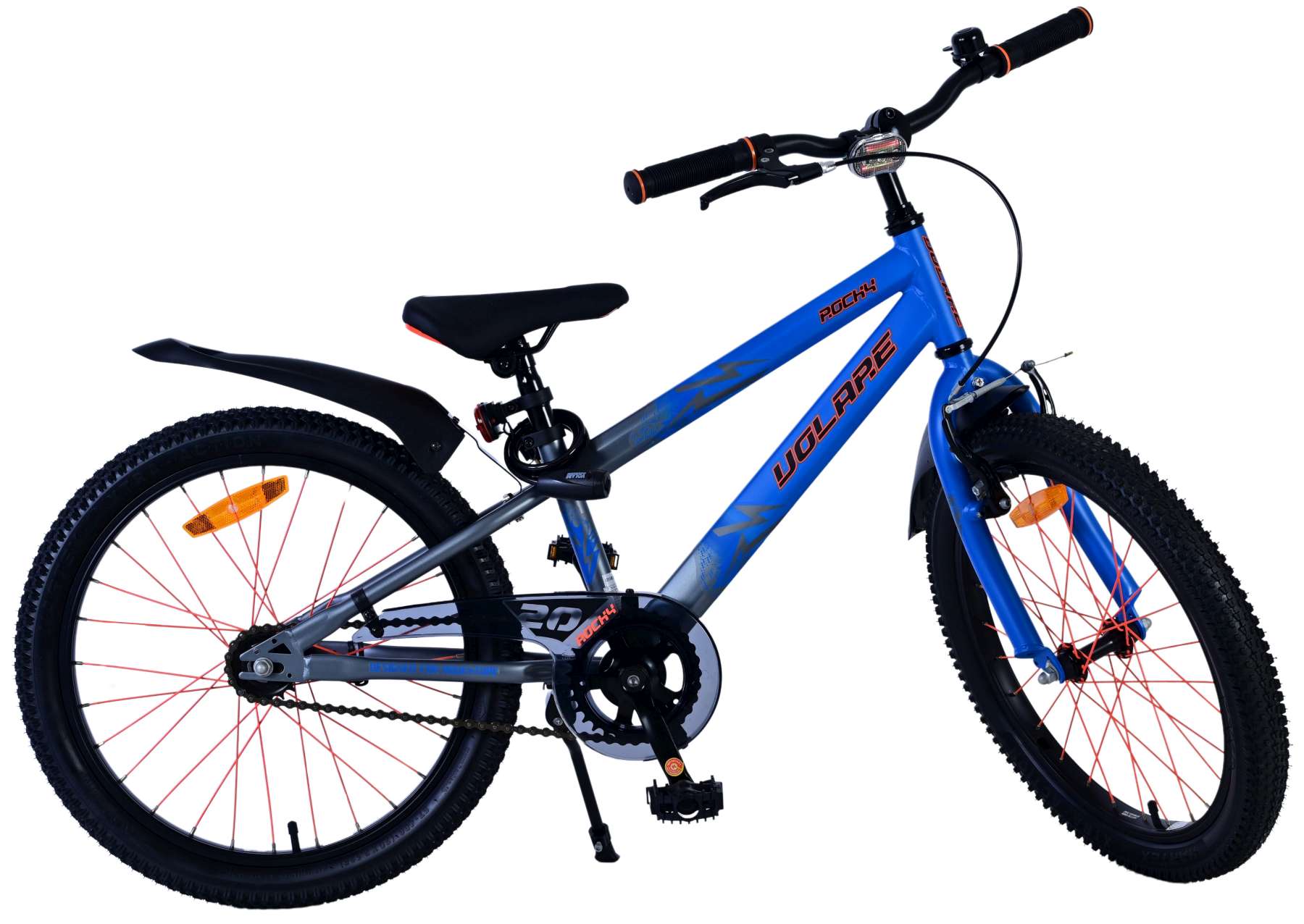 Volare Rocky Kinderfiets - Jongens - 20 inch - Blauw 10 Volare Rocky Kinderfiets - Jongens - 20 inch - Blauw - Afbeelding 10