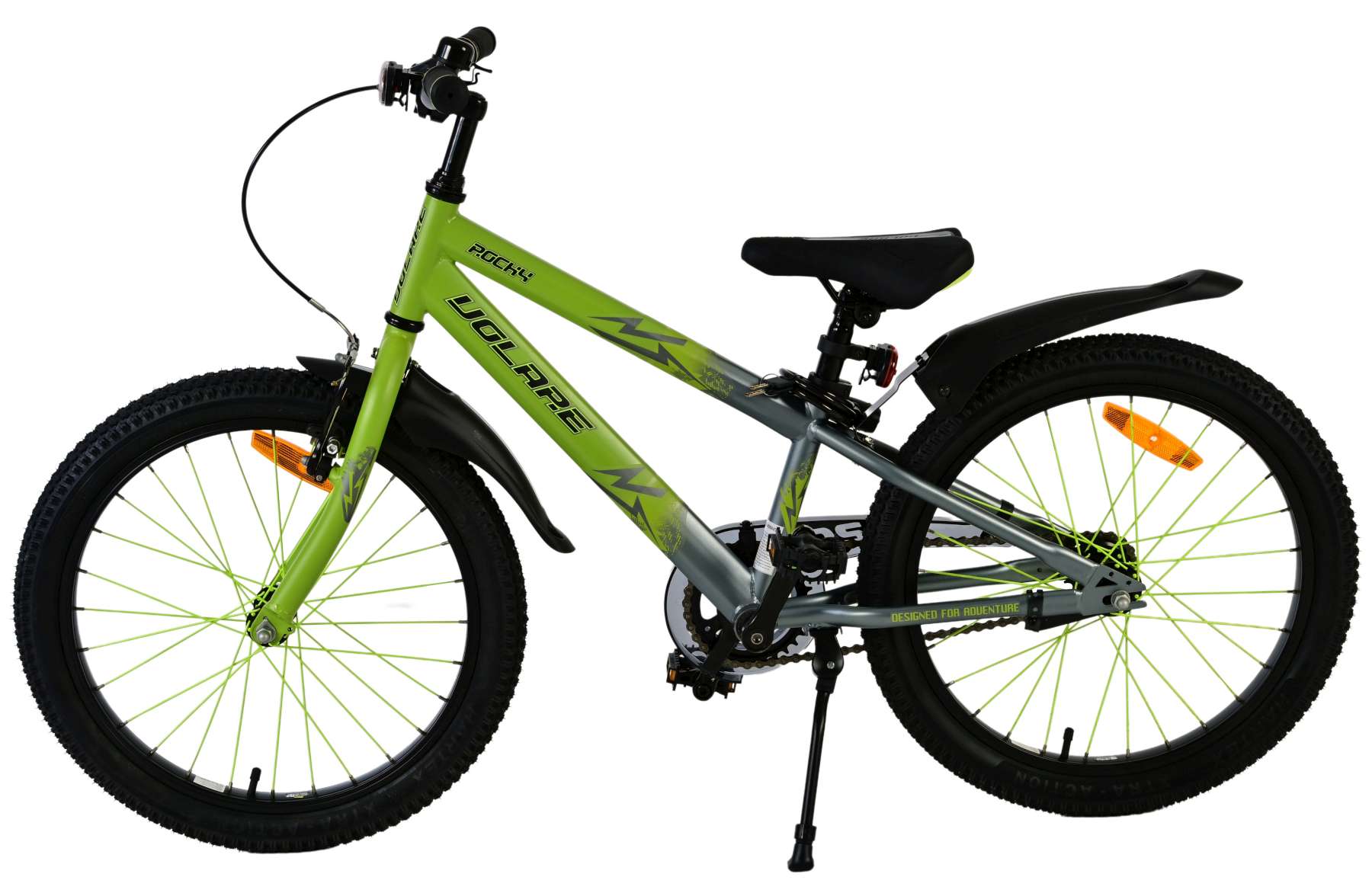 Volare Rocky Kinderfiets - Jongens - 20 inch - Groen 6 Volare Rocky Kinderfiets - Jongens - 20 inch - Groen - Afbeelding 6