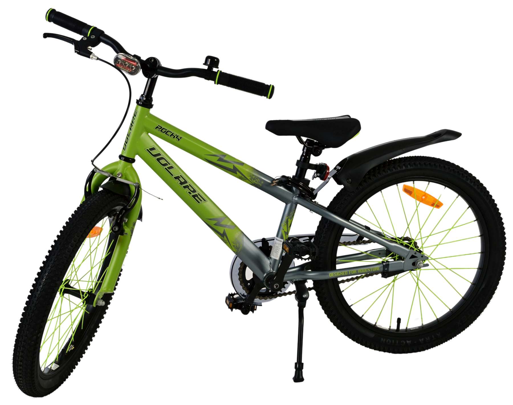 Volare Rocky Kinderfiets - Jongens - 20 inch - Groen 5 Volare Rocky Kinderfiets - Jongens - 20 inch - Groen - Afbeelding 5