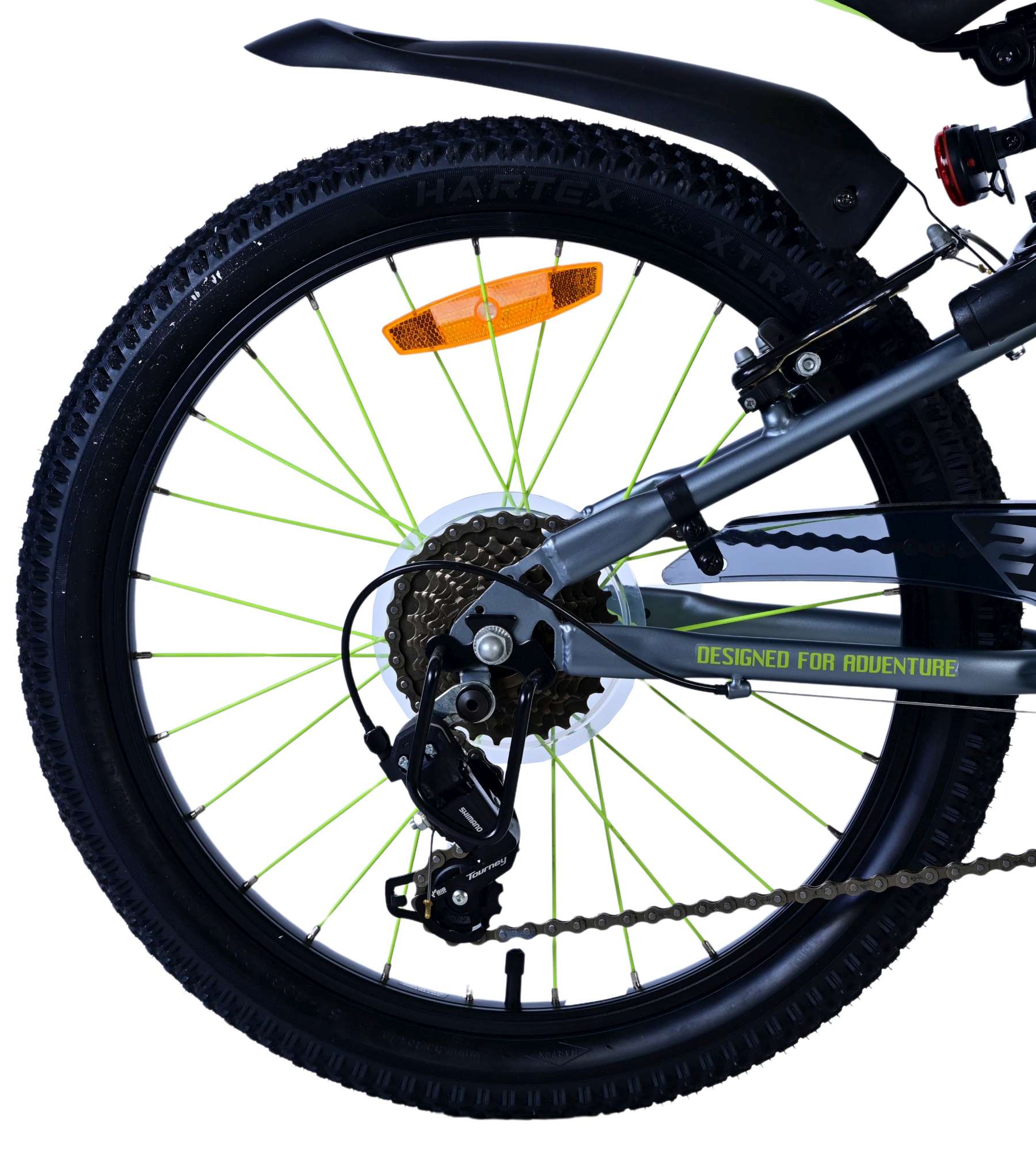 Volare Rocky Kinderfiets - Jongens - 20 inch - Groen - 7 versnellingen 2 Volare Rocky Kinderfiets - Jongens - 20 inch - Groen - 7 versnellingen - Afbeelding 2