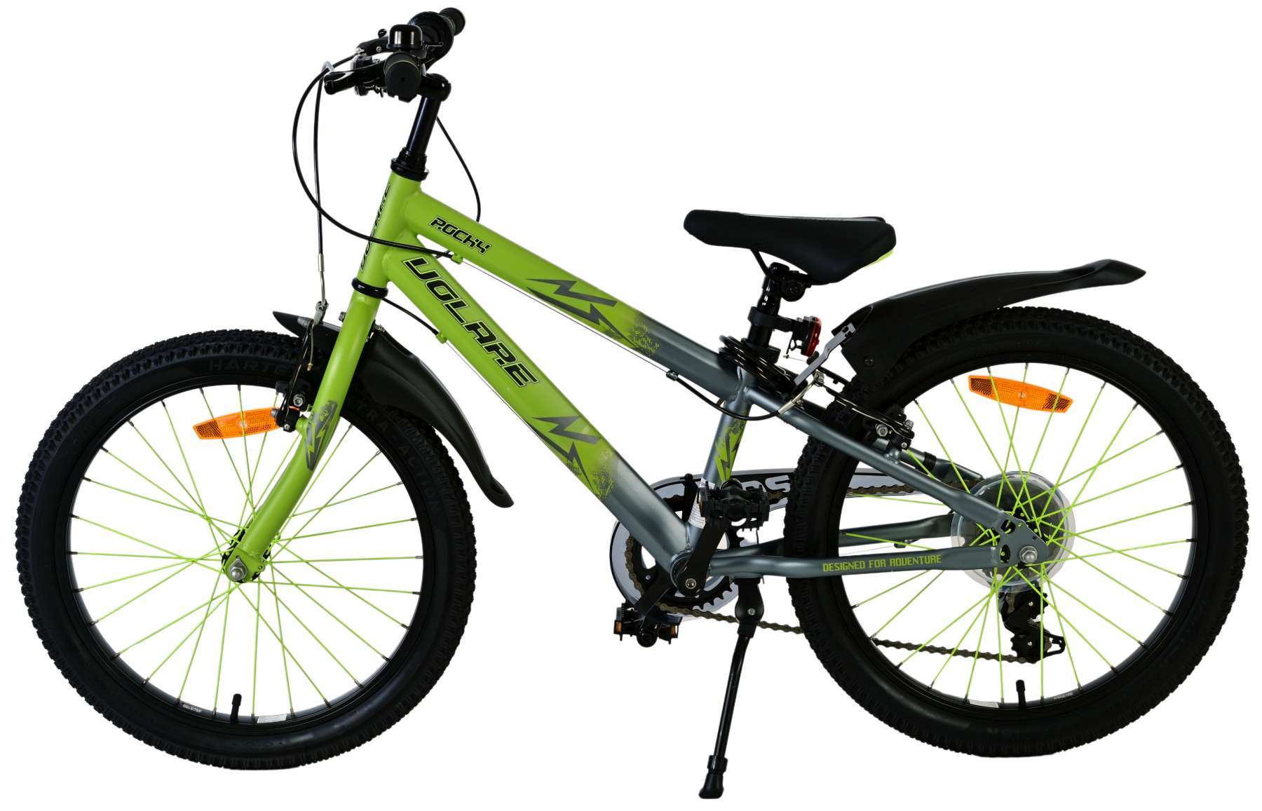 Volare Rocky Kinderfiets - Jongens - 20 inch - Groen - 7 versnellingen 8 Volare Rocky Kinderfiets - Jongens - 20 inch - Groen - 7 versnellingen - Afbeelding 8
