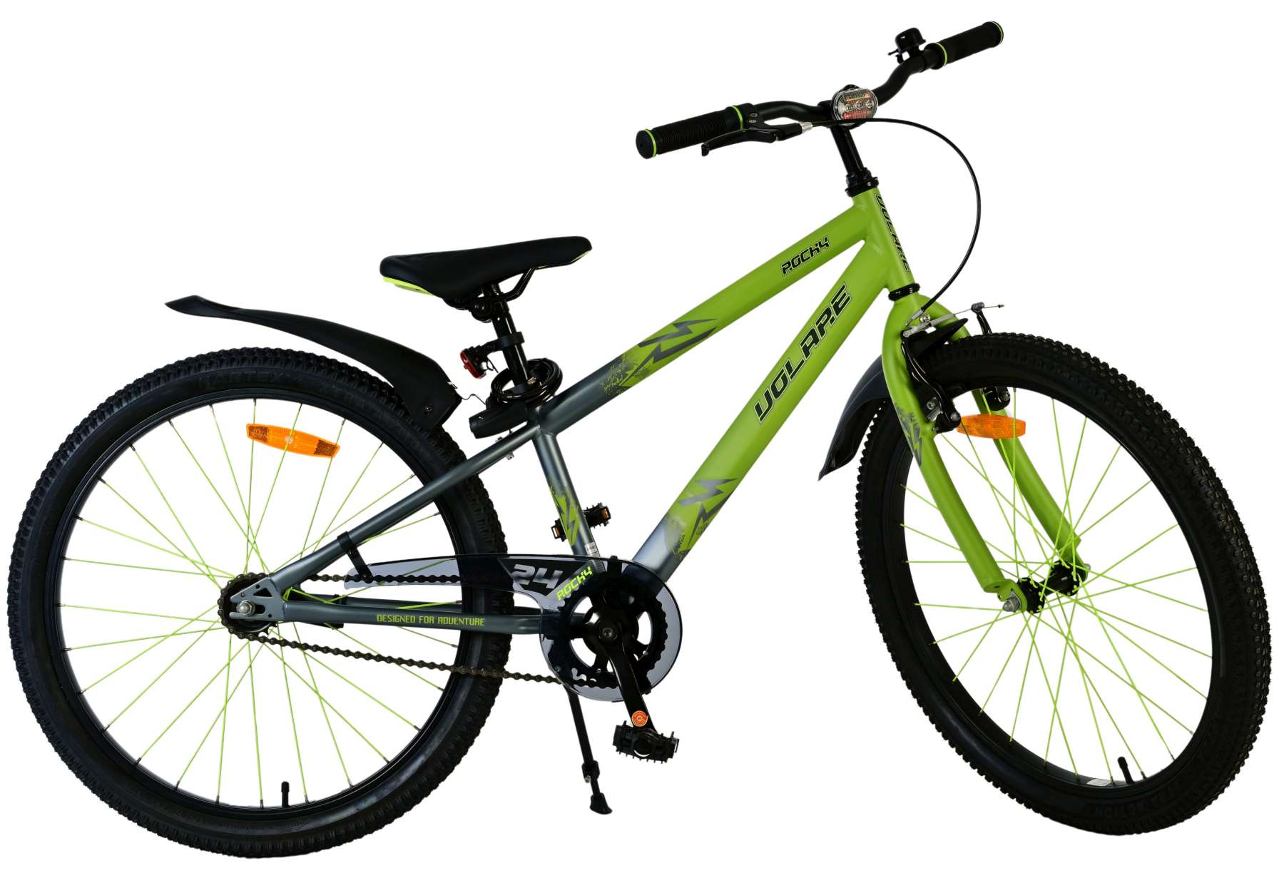 Volare Rocky Kinderfiets - Jongens - 24 inch - Groen 10 Volare Rocky Kinderfiets - Jongens - 24 inch - Groen - Afbeelding 10