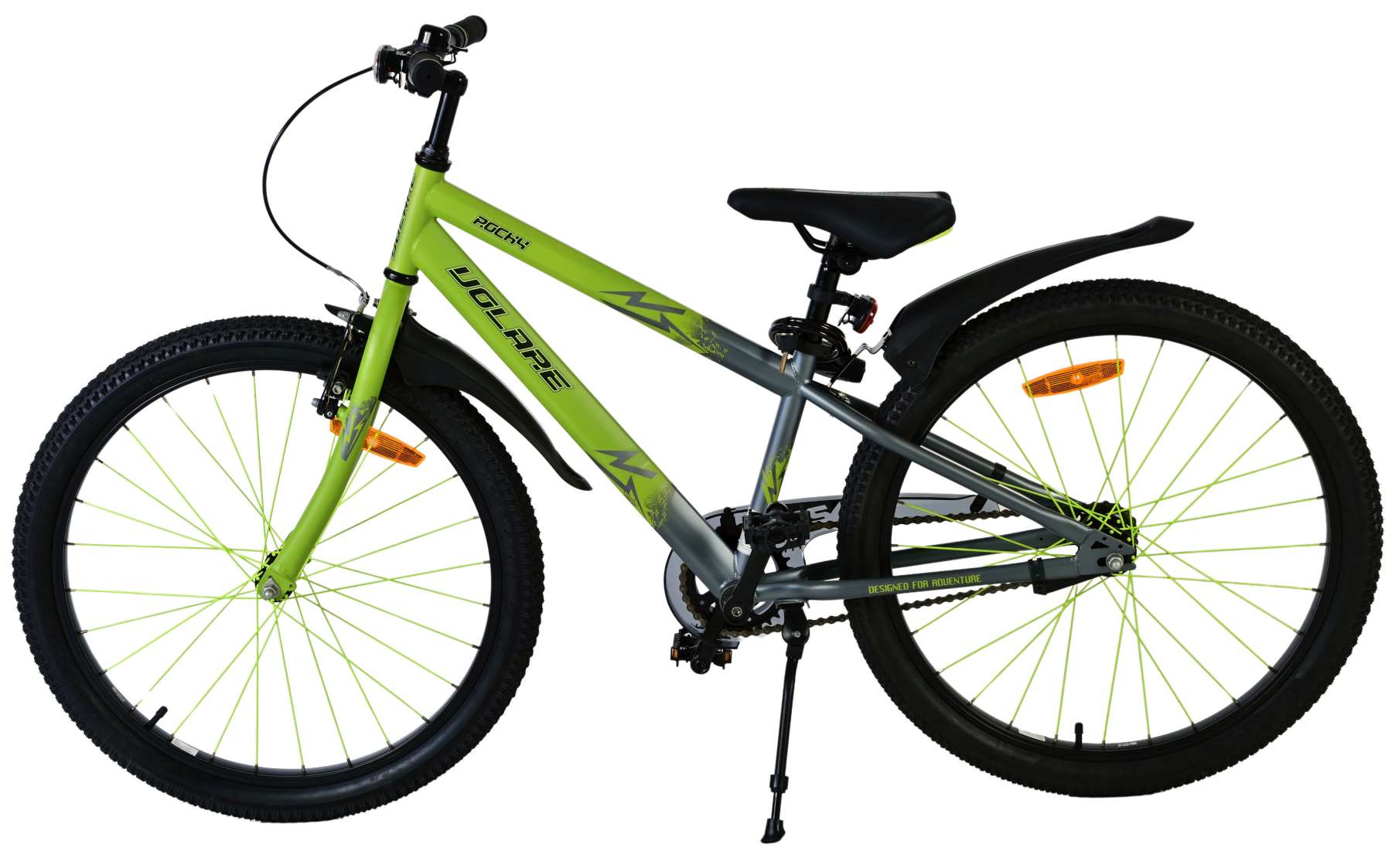 Volare Rocky Kinderfiets - Jongens - 24 inch - Groen 7 Volare Rocky Kinderfiets - Jongens - 24 inch - Groen - Afbeelding 7