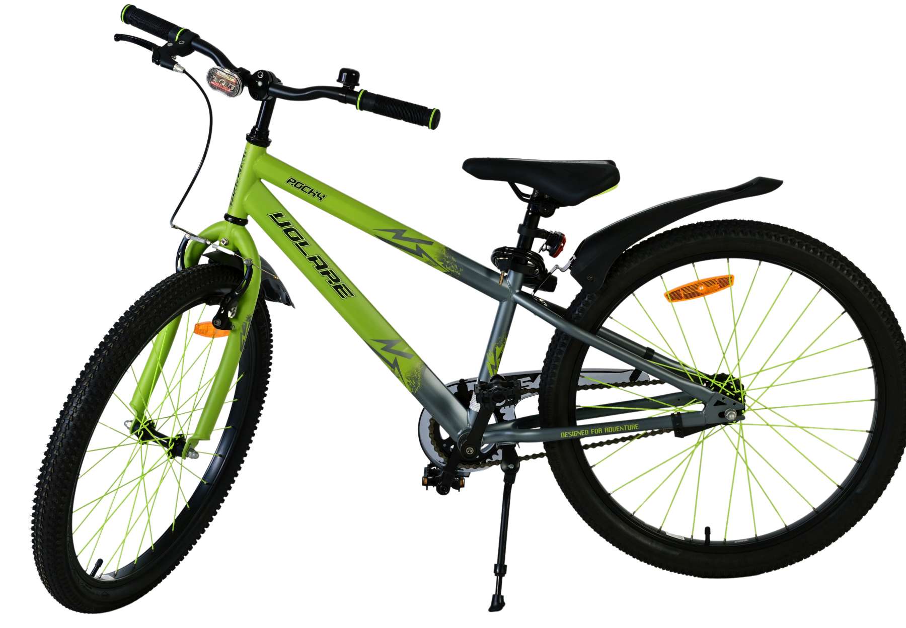 Volare Rocky Kinderfiets - Jongens - 24 inch - Groen 8 Volare Rocky Kinderfiets - Jongens - 24 inch - Groen - Afbeelding 8